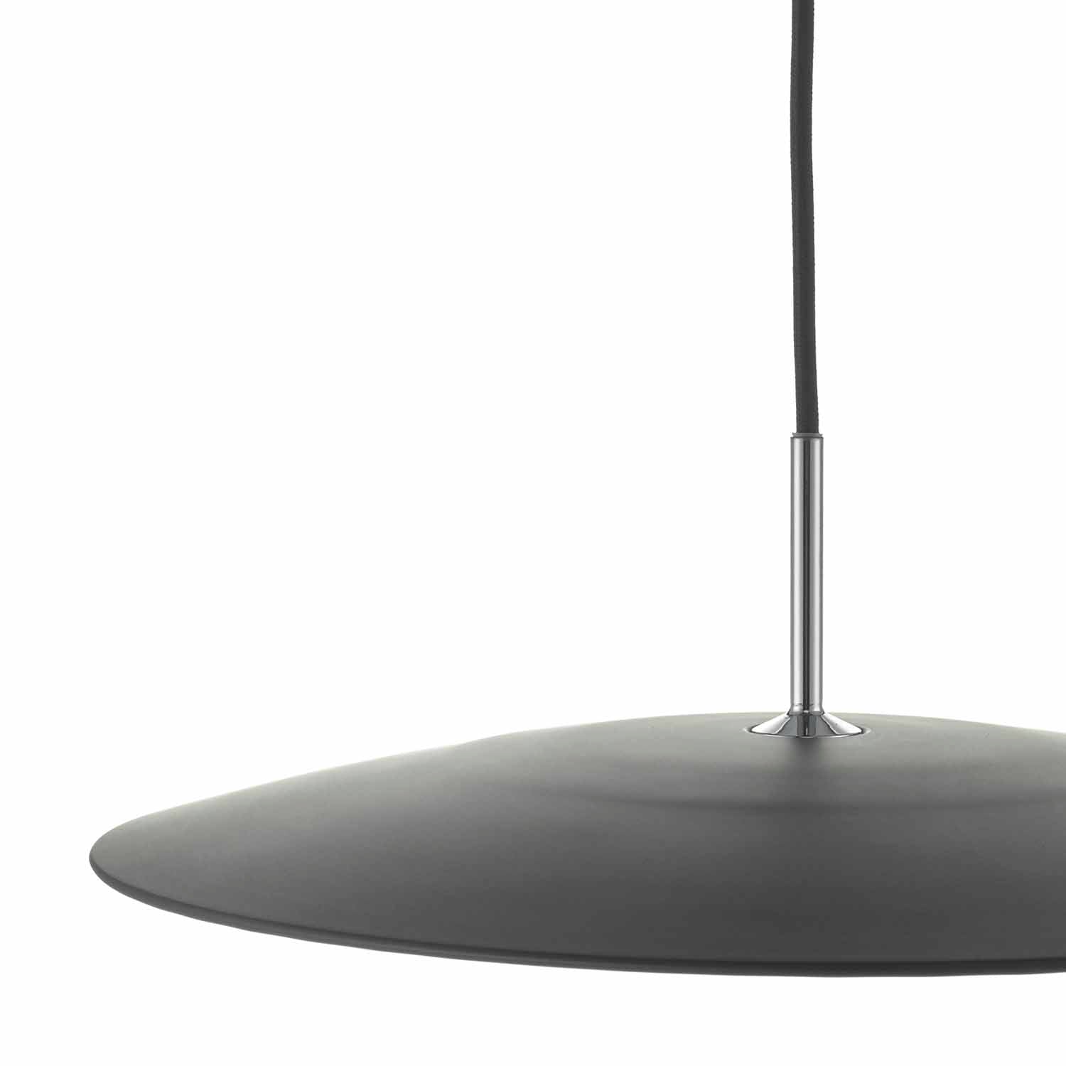 Enoch Pendant Matt Black/Grey/White & Stainless Steel LED