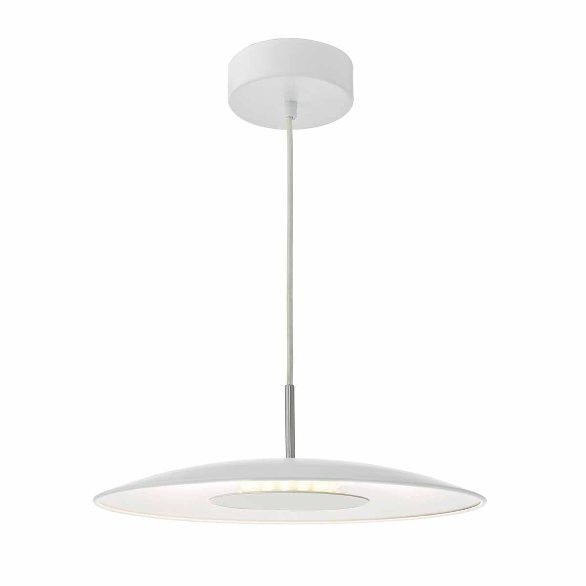 Enoch Pendant Matt Black/Grey/White & Stainless Steel LED