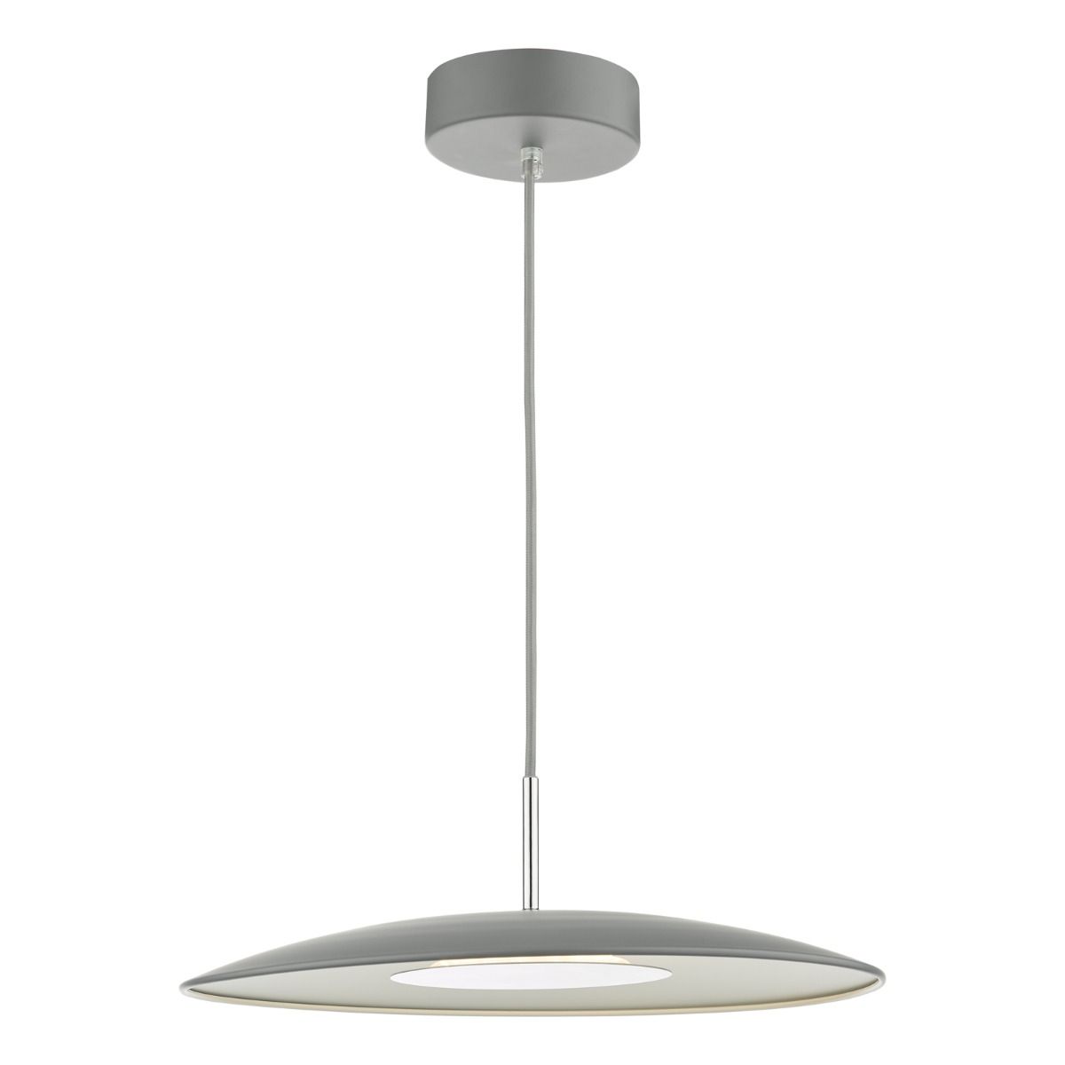 Enoch Pendant Matt Black/Grey/White & Stainless Steel LED
