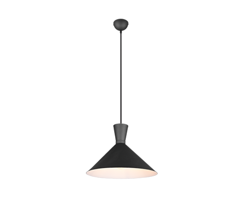 Enzo Hanging Pendant - Matt Black Finish