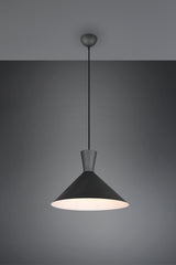 Enzo Hanging Pendant - Matt Black Finish