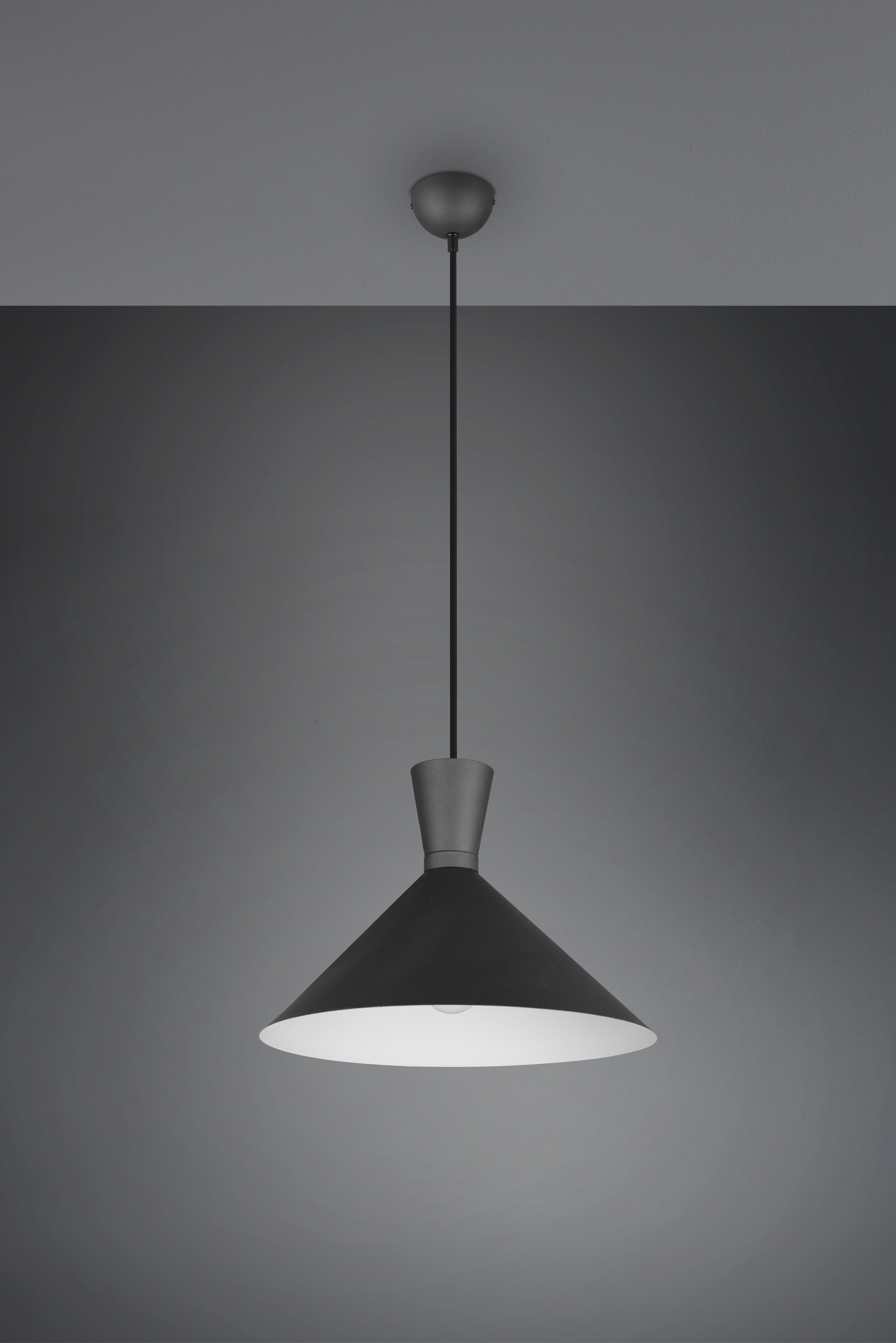 Enzo Hanging Pendant - Matt Black Finish