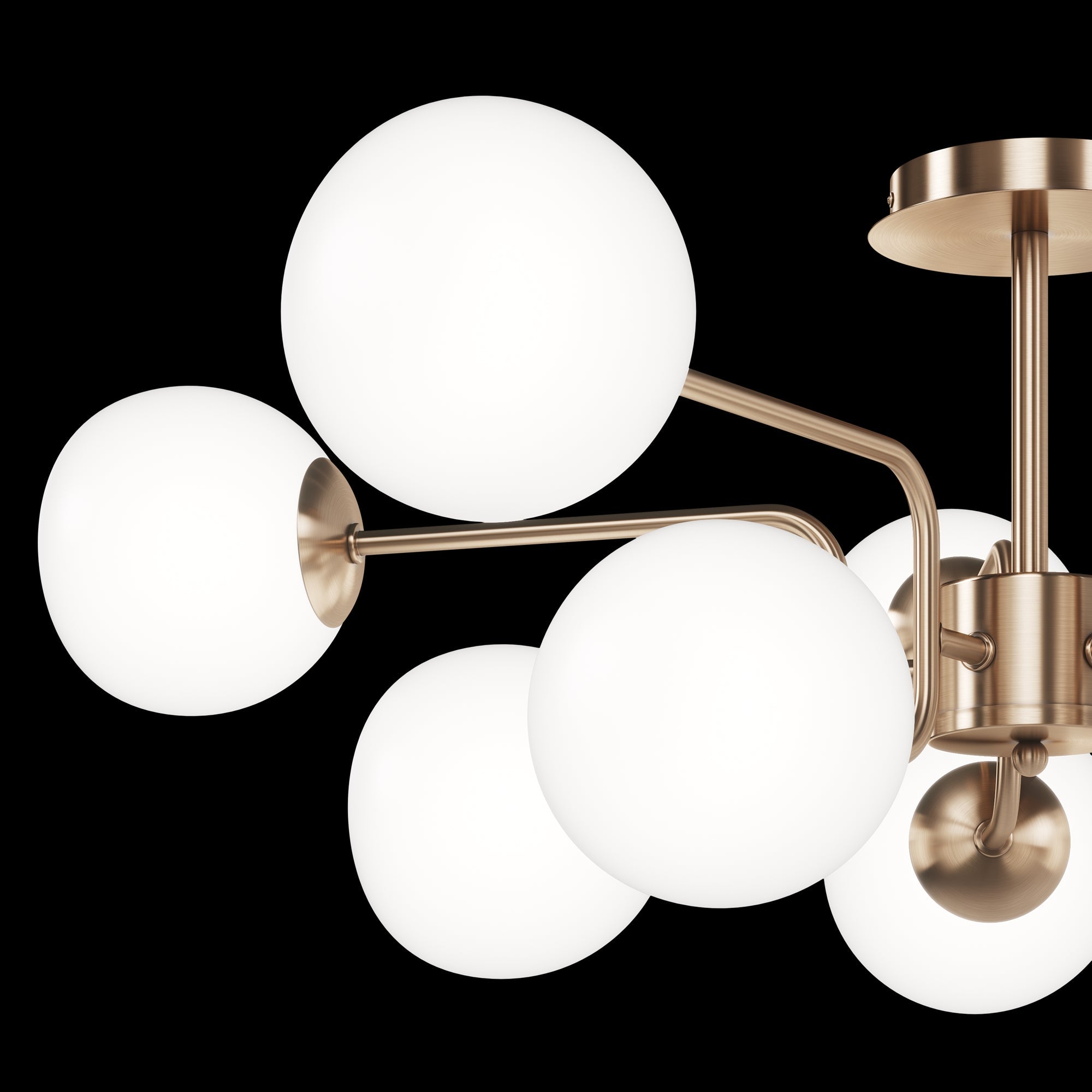 Erich 10lt Semi Flush Ceiling Light