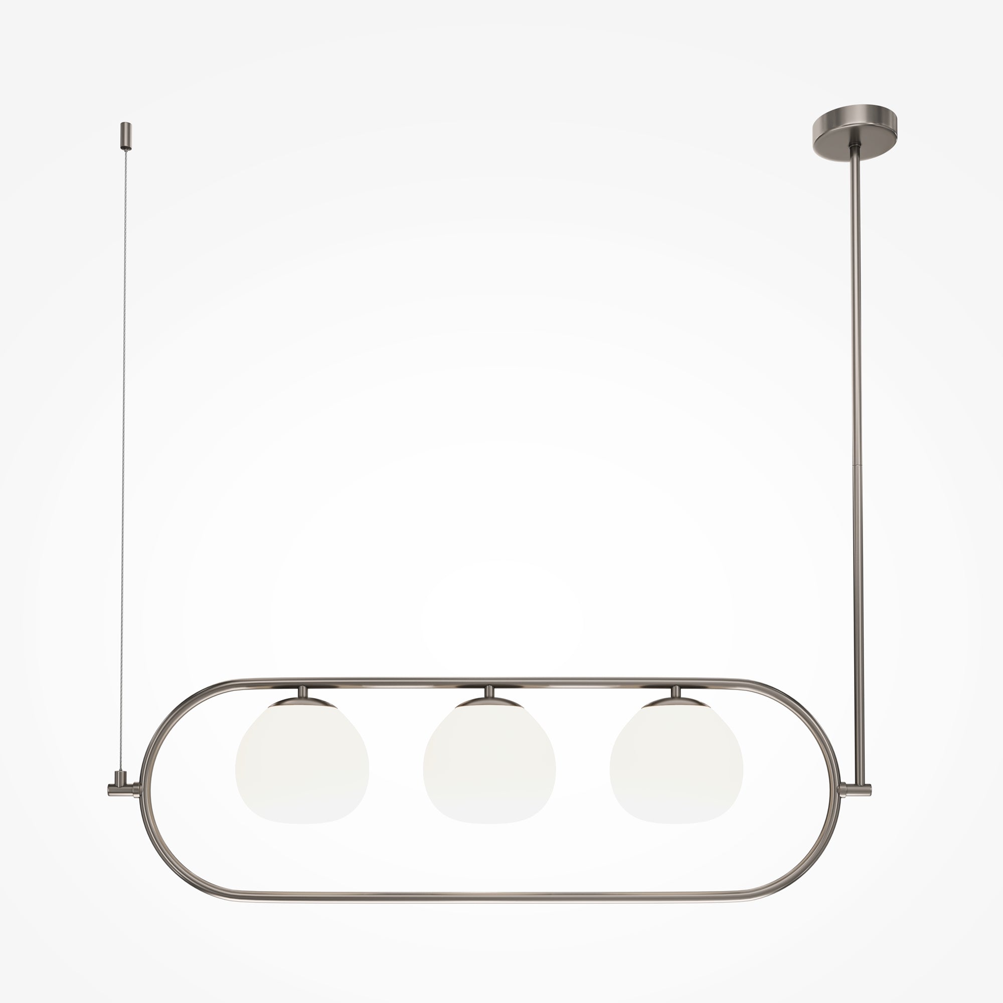 Erich 3Lt Kitchen Table Island Light - Brass/Nickel Finish
