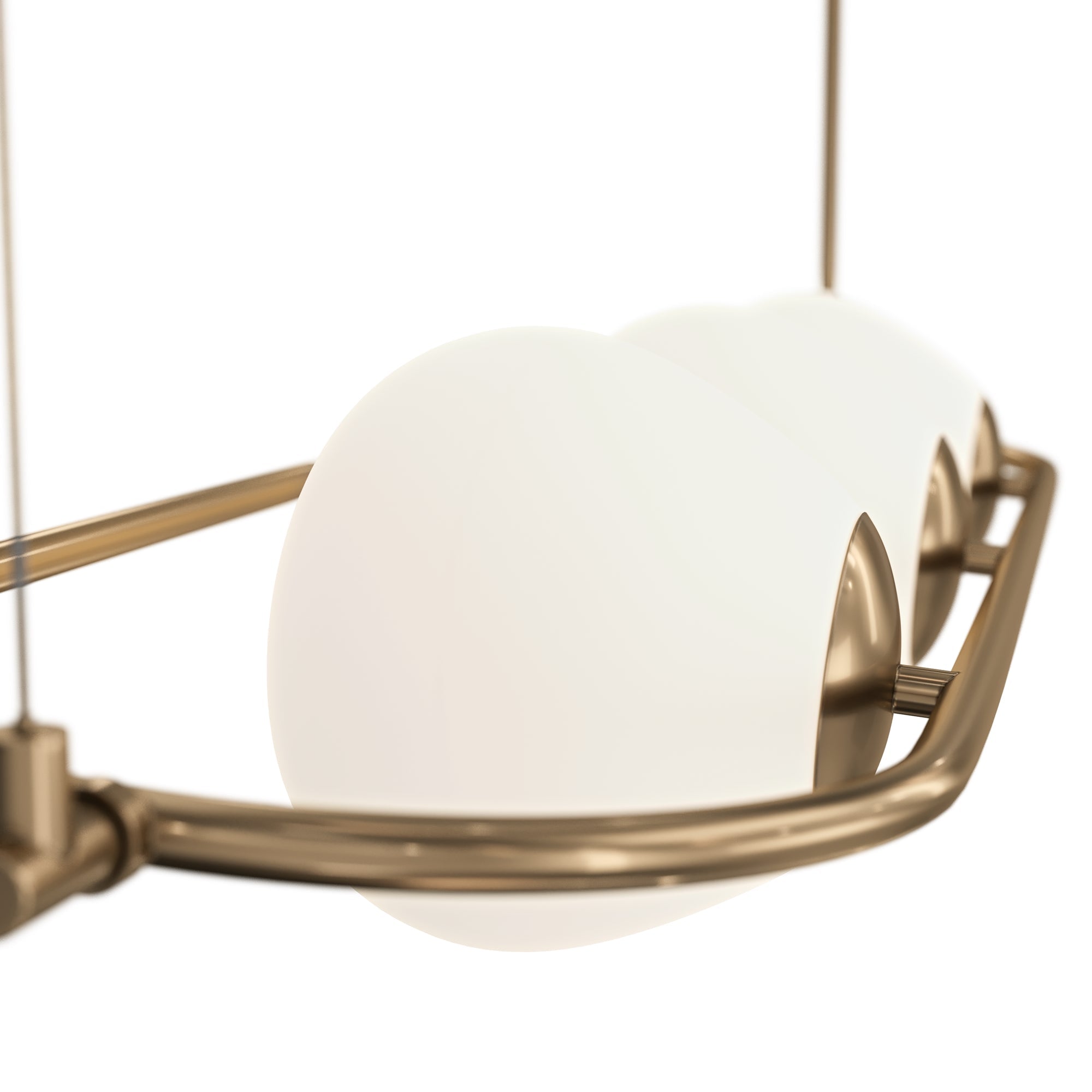 Erich 3Lt Kitchen Table Island Light - Brass/Nickel Finish