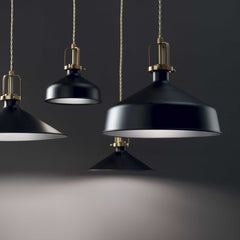 Eris Small/Medium - White/black Finish - Cusack Lighting