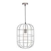 Eudora 1 Light Pendant Satin Nickel