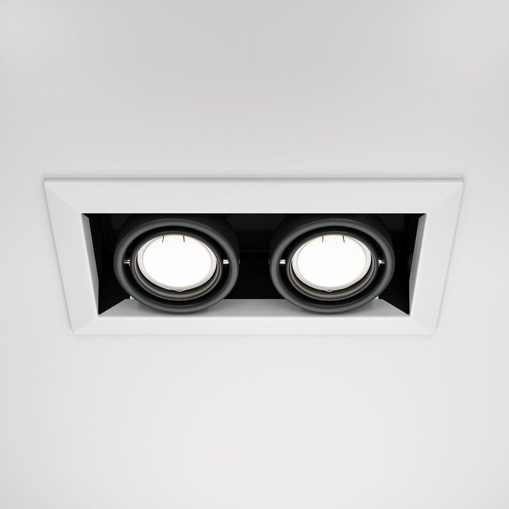 Metal Modern GU10 Recessed Downlight- Black/ White Finishes