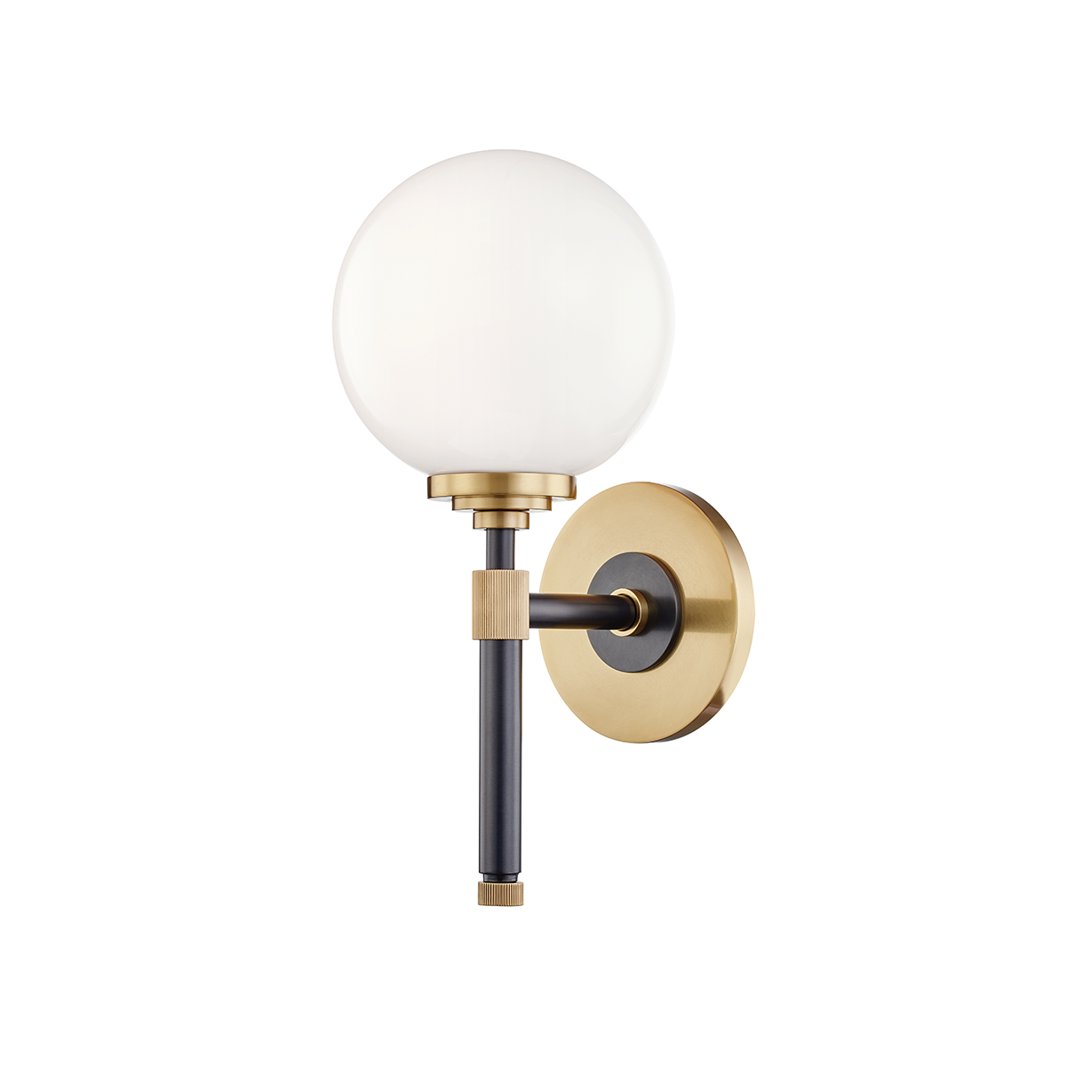Bowery 1Lt Bathroom Light - Bronze/Nickel