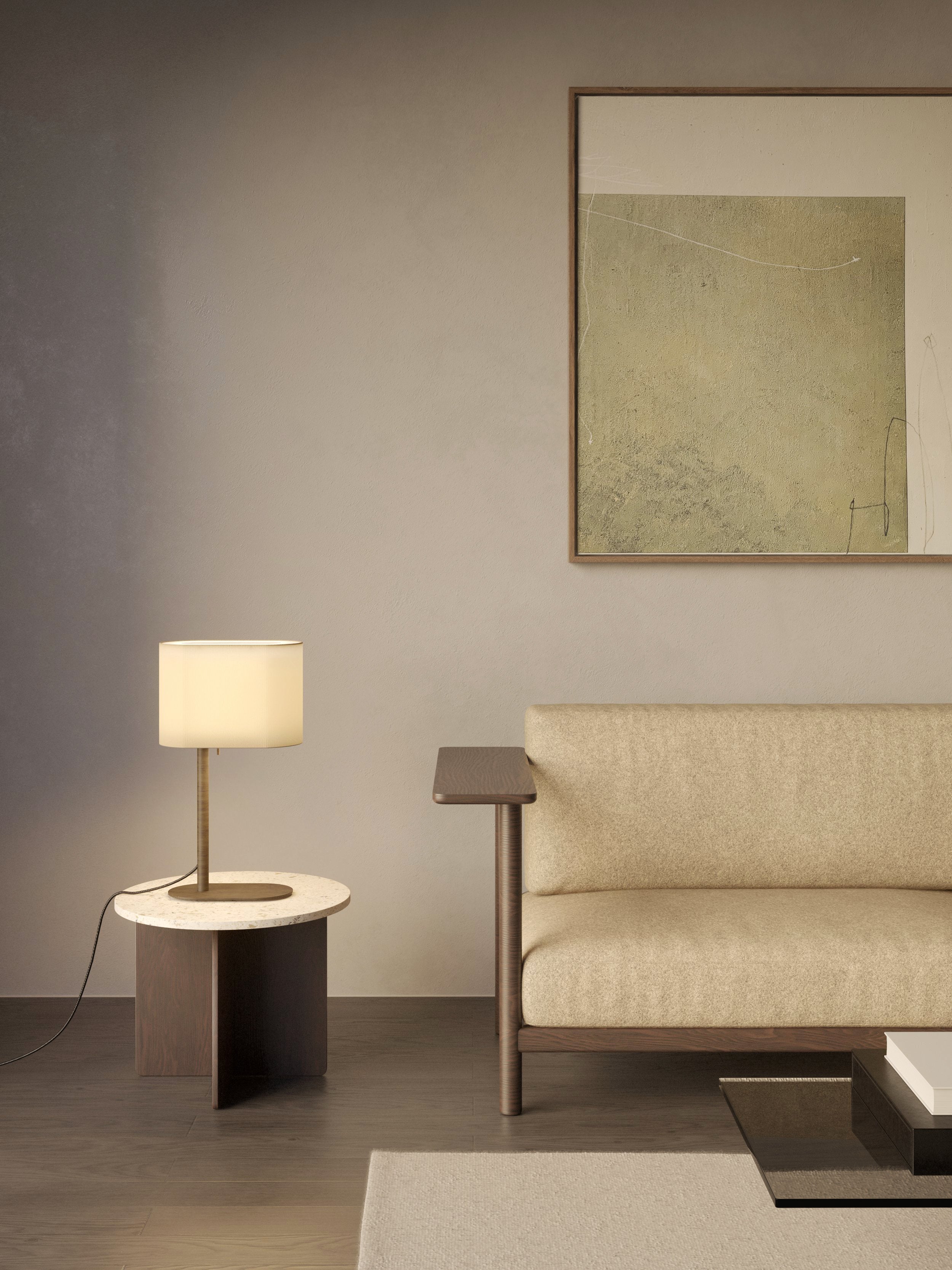 Venn Table Lamp- Bronze/ Matt Nickel Finishes