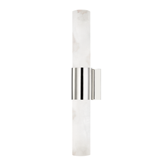 Barkley 2Lt Wall Sconce - Brass/Nickel