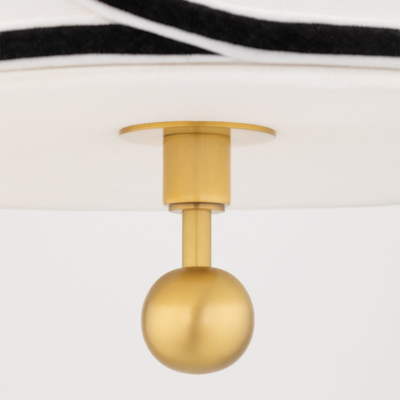 Zara 3Lt Pendant - Aged Brass