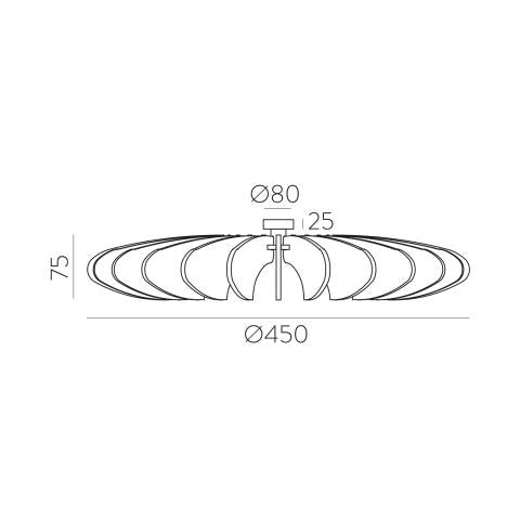 Rosa Del Desierto Wall lamp- Small/ Large
