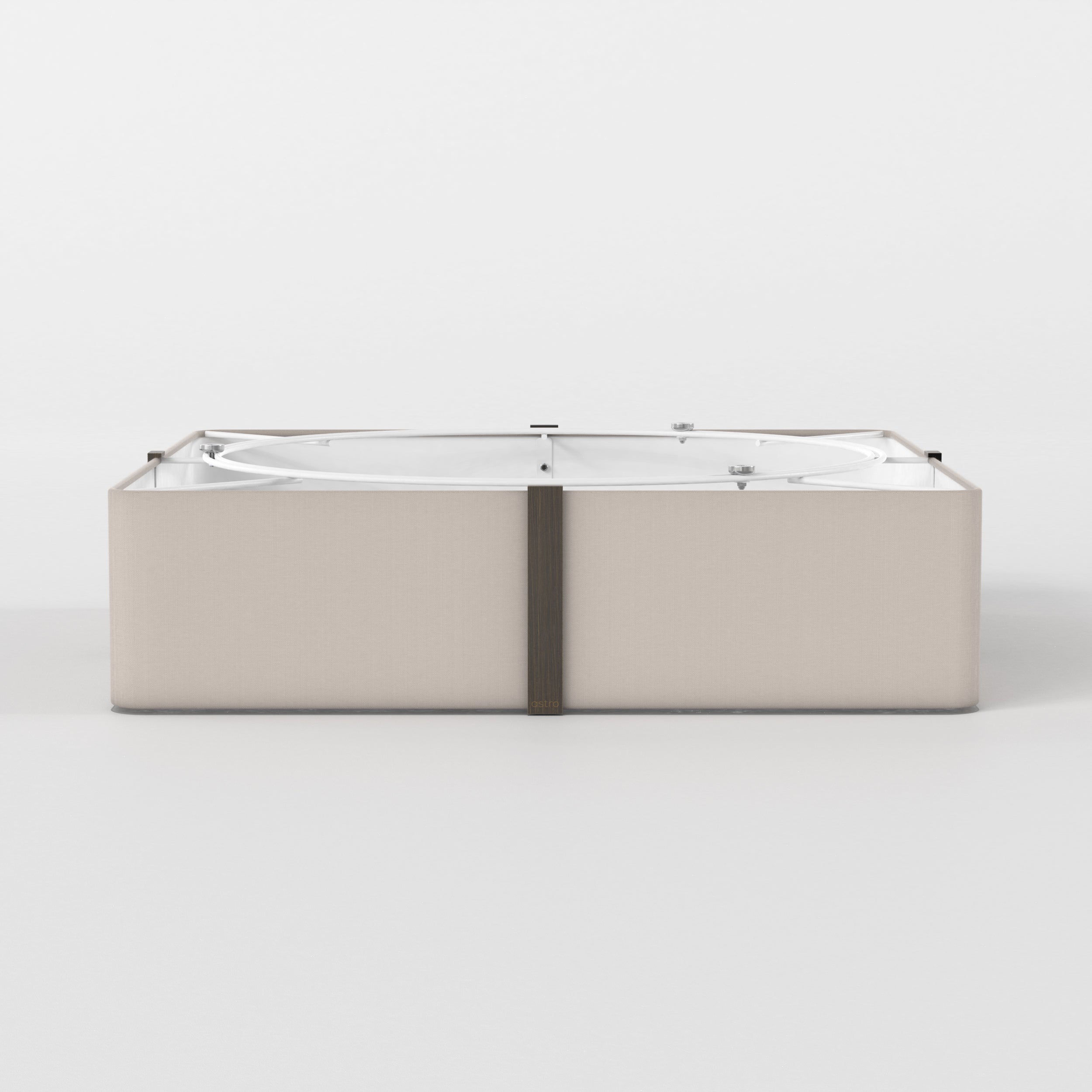 Elba Square 350/500 Shade- White/ Putty Finishes