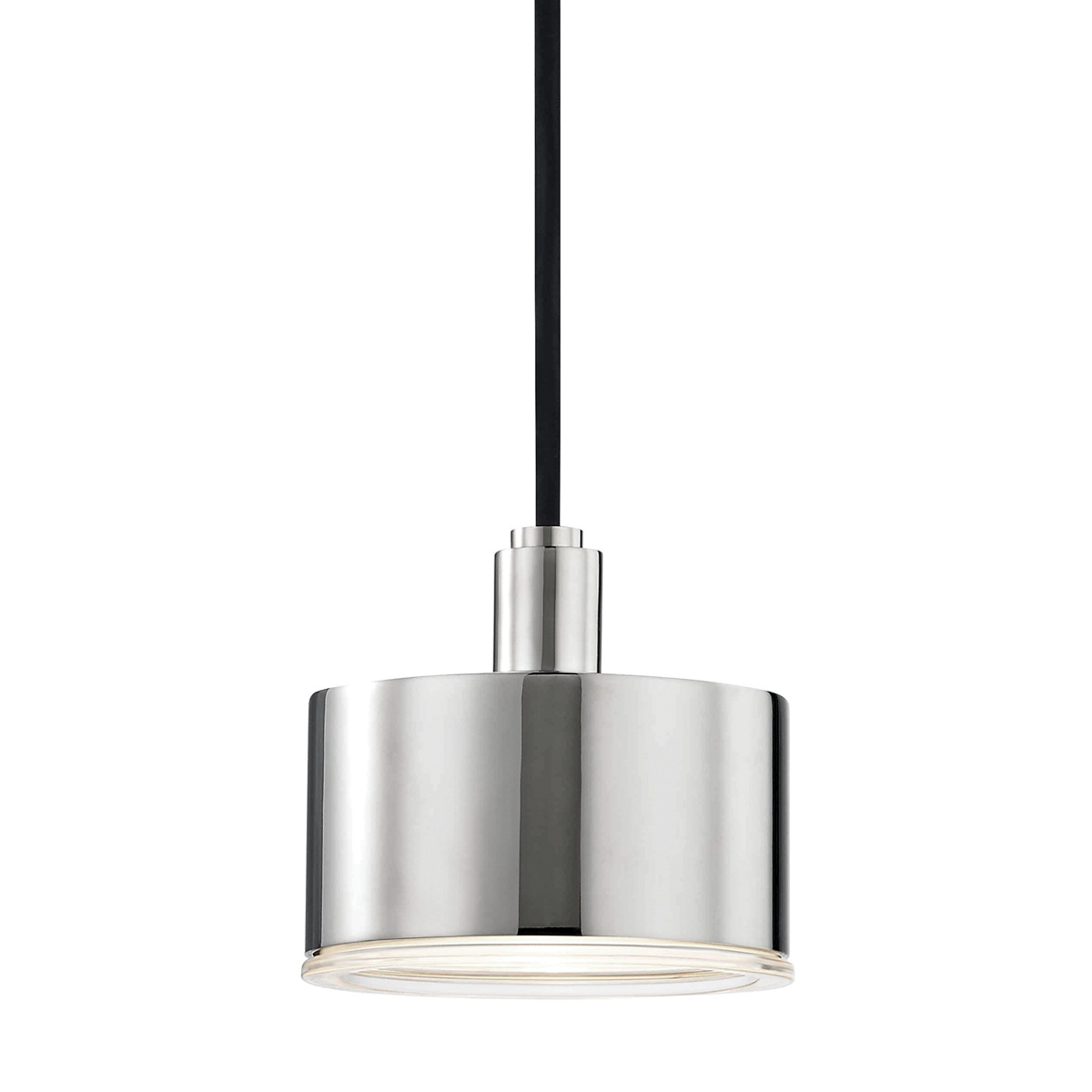 Nora 1Lt Pendant- Aged Brass/ Polished Nickel
