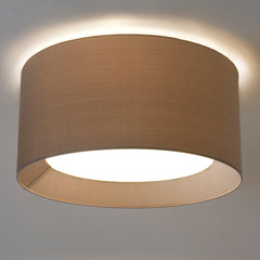 Bevel Round 450/600 Shade- Oyester/White Finish
