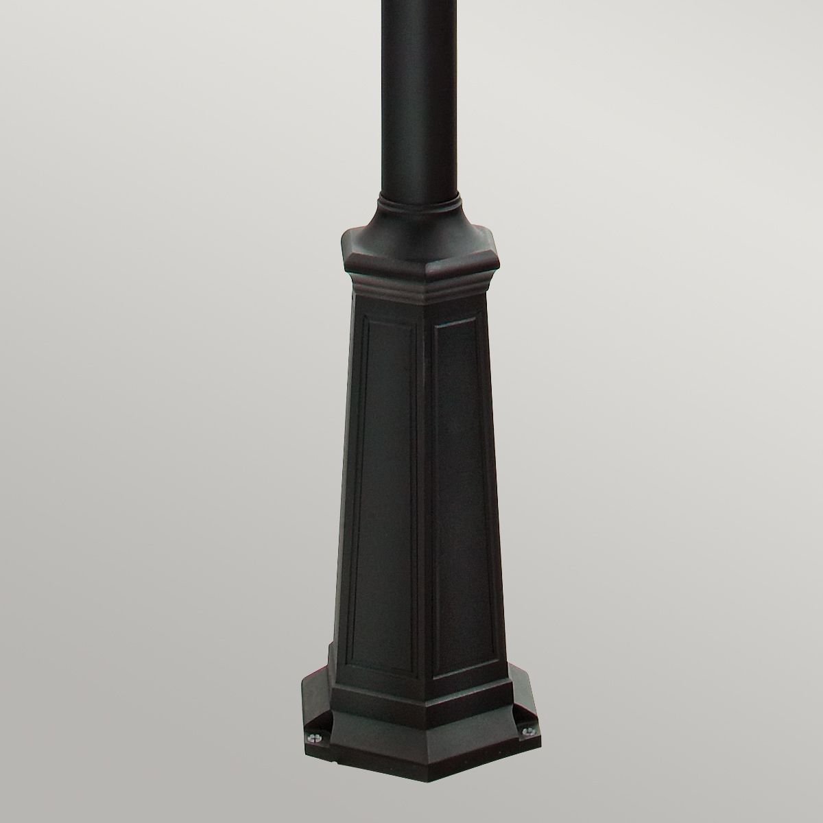 Firenze 3 Light Lamp Post - Black IP54  E27