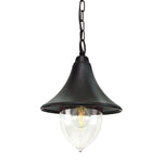 Firenze 1 Light Chain Lantern - Black IP54 E27