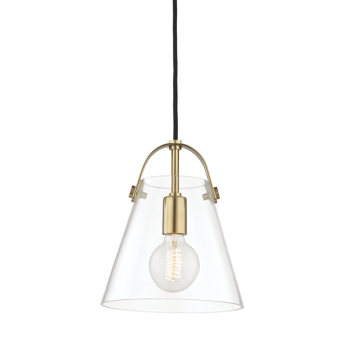 Karin 1Lt Pendant - Brass/Nickel