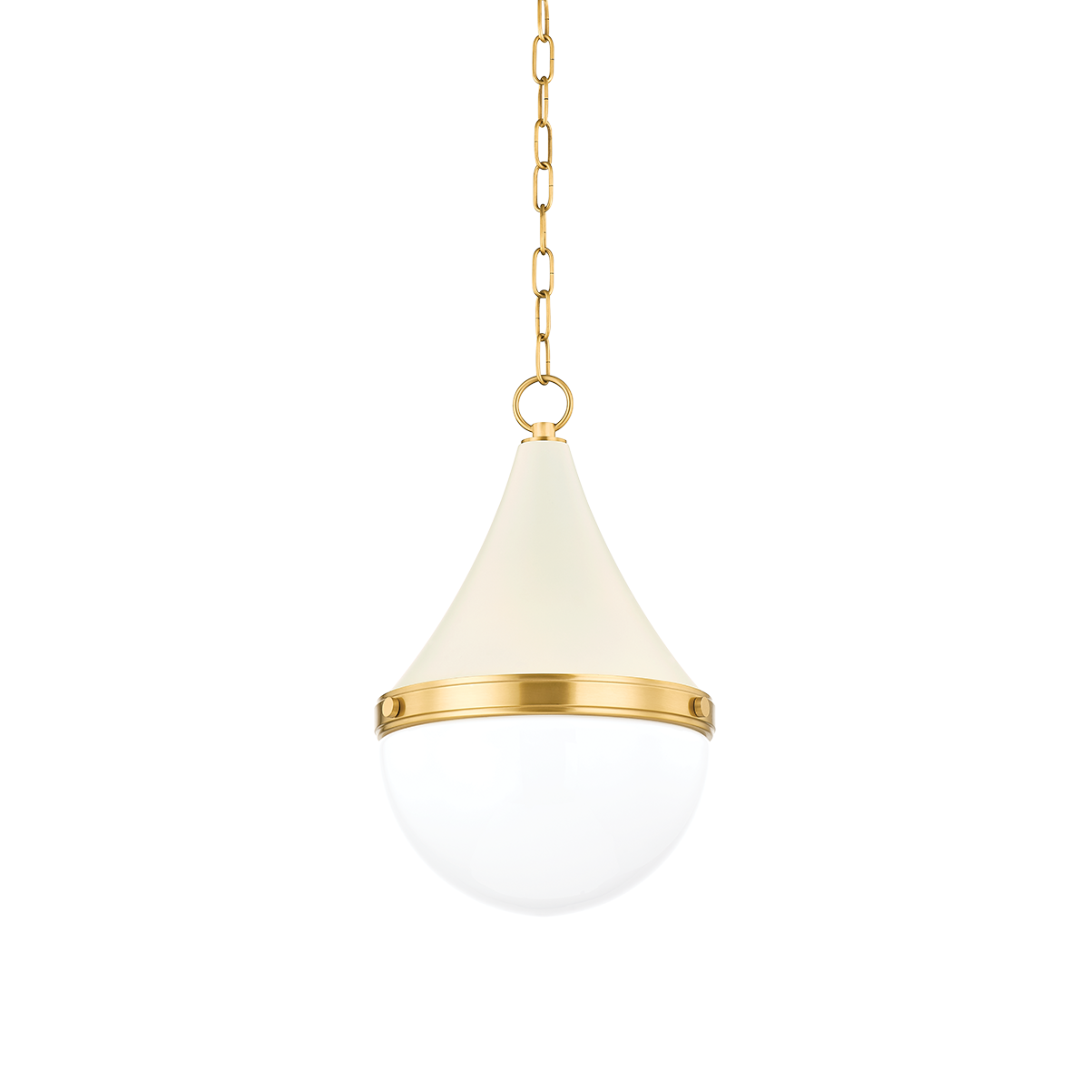 Ciara 1Lt Pendant - Cream/Navy