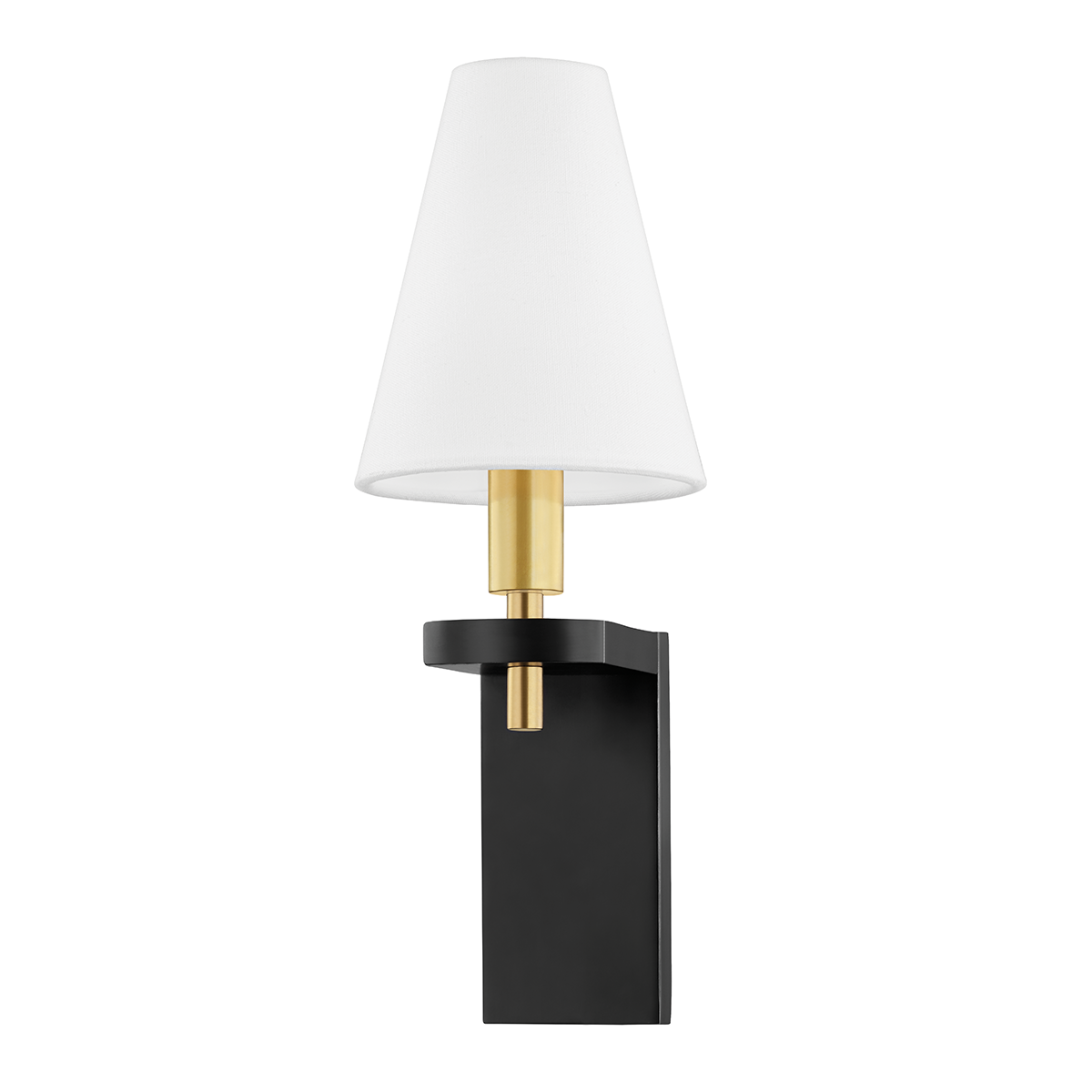 Dooley 1Lt Wall Sconce - Bronze/Nickel