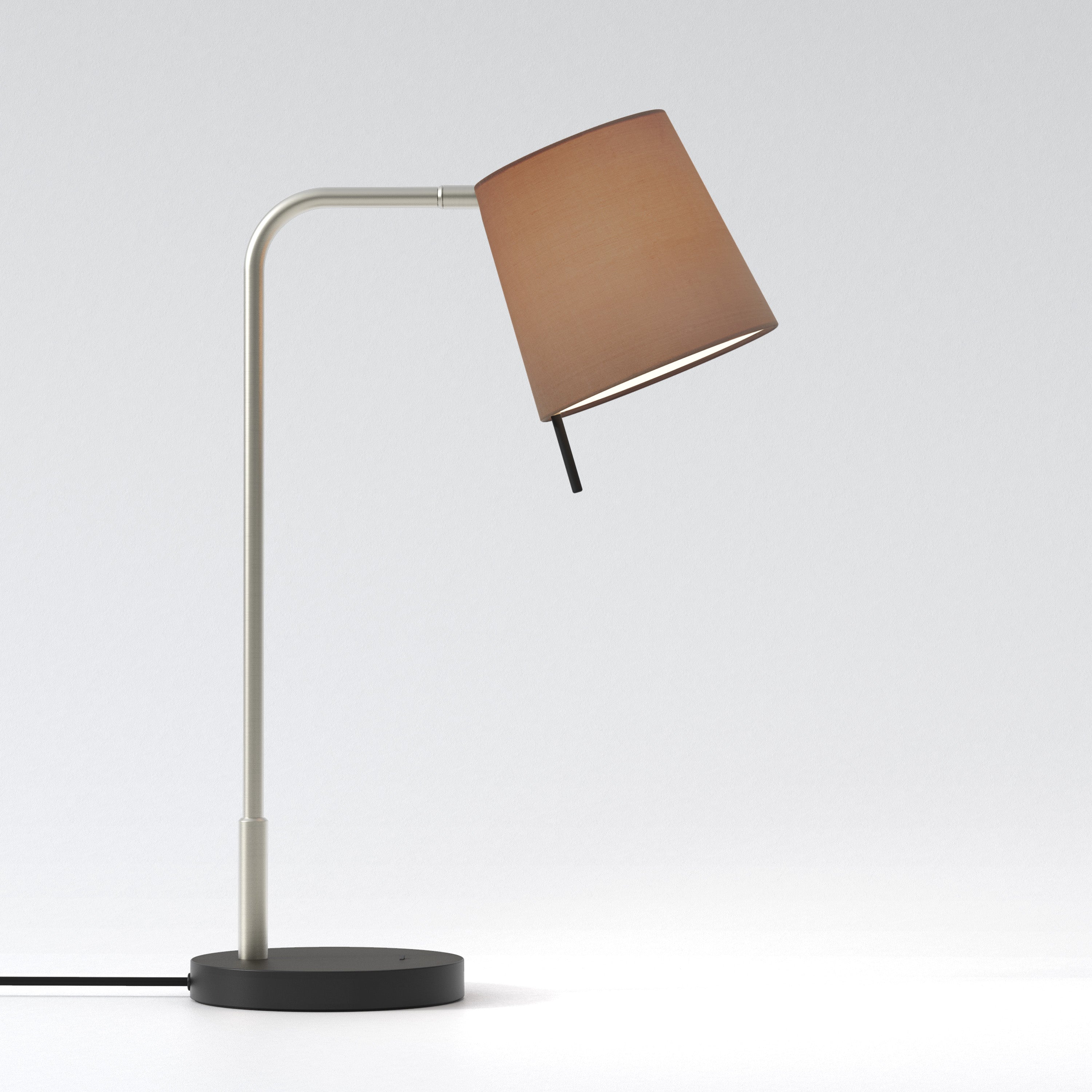 Mitsu Table Lamp- Matt Nickel/ Bronze
