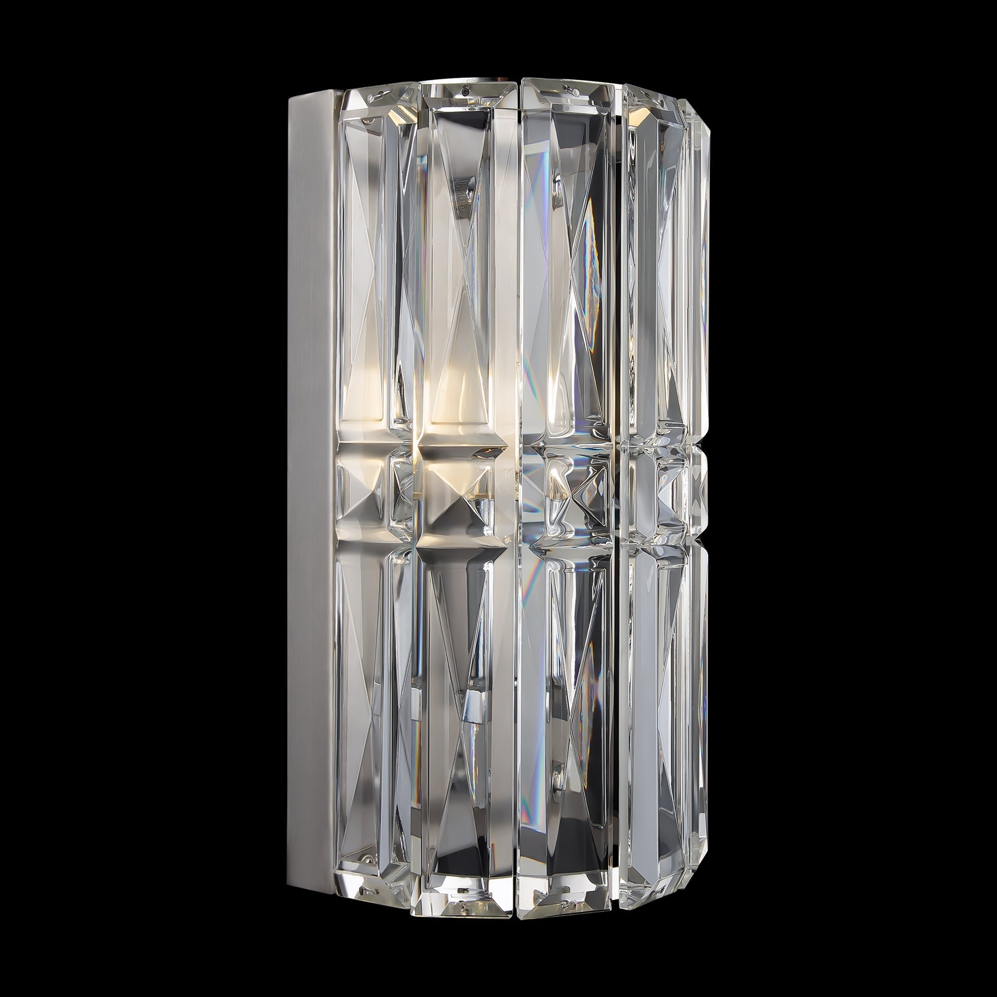 Facet 1lt/3lt Wall Light - Chrome/Gold
