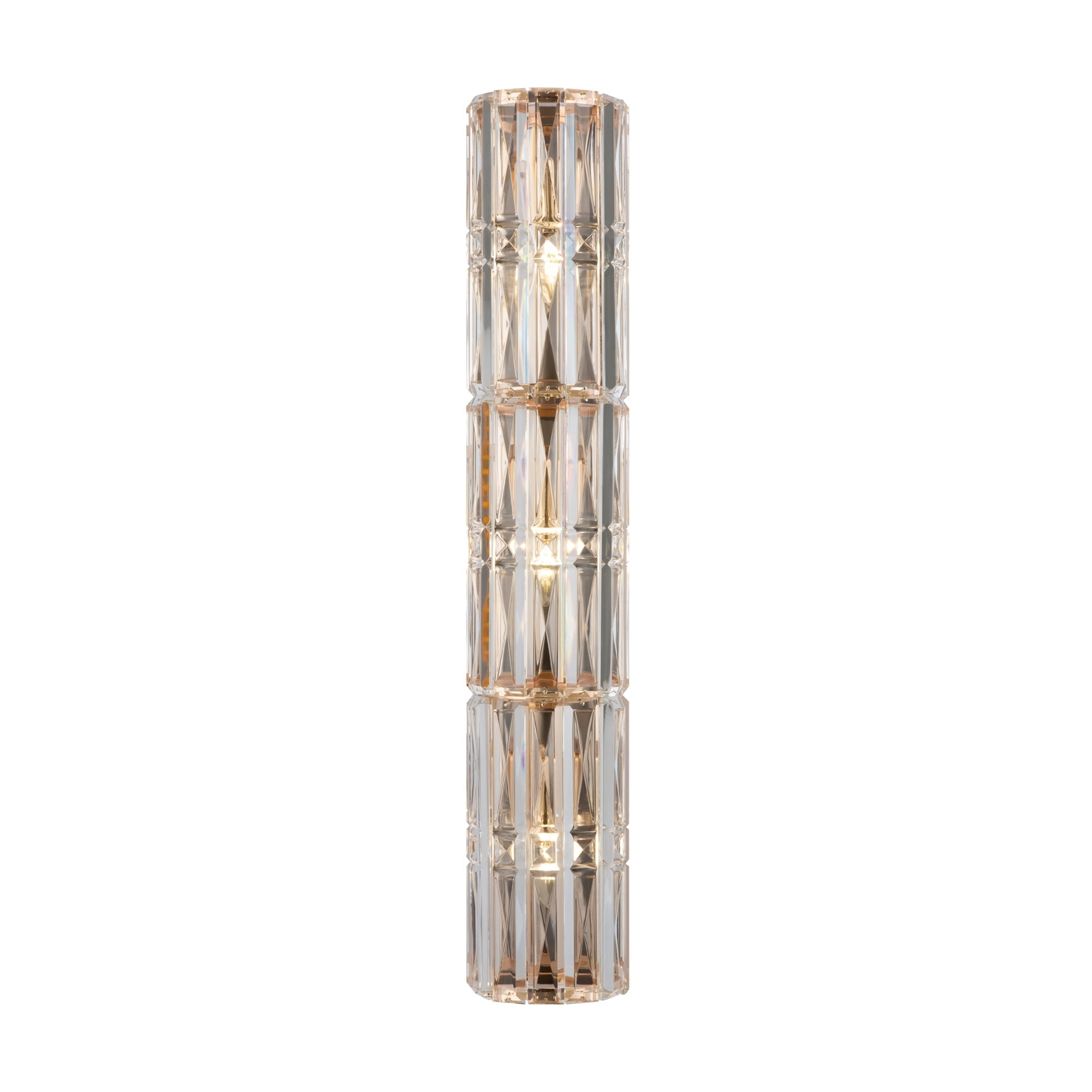 Facet 1lt/3lt Wall Light - Chrome/Gold