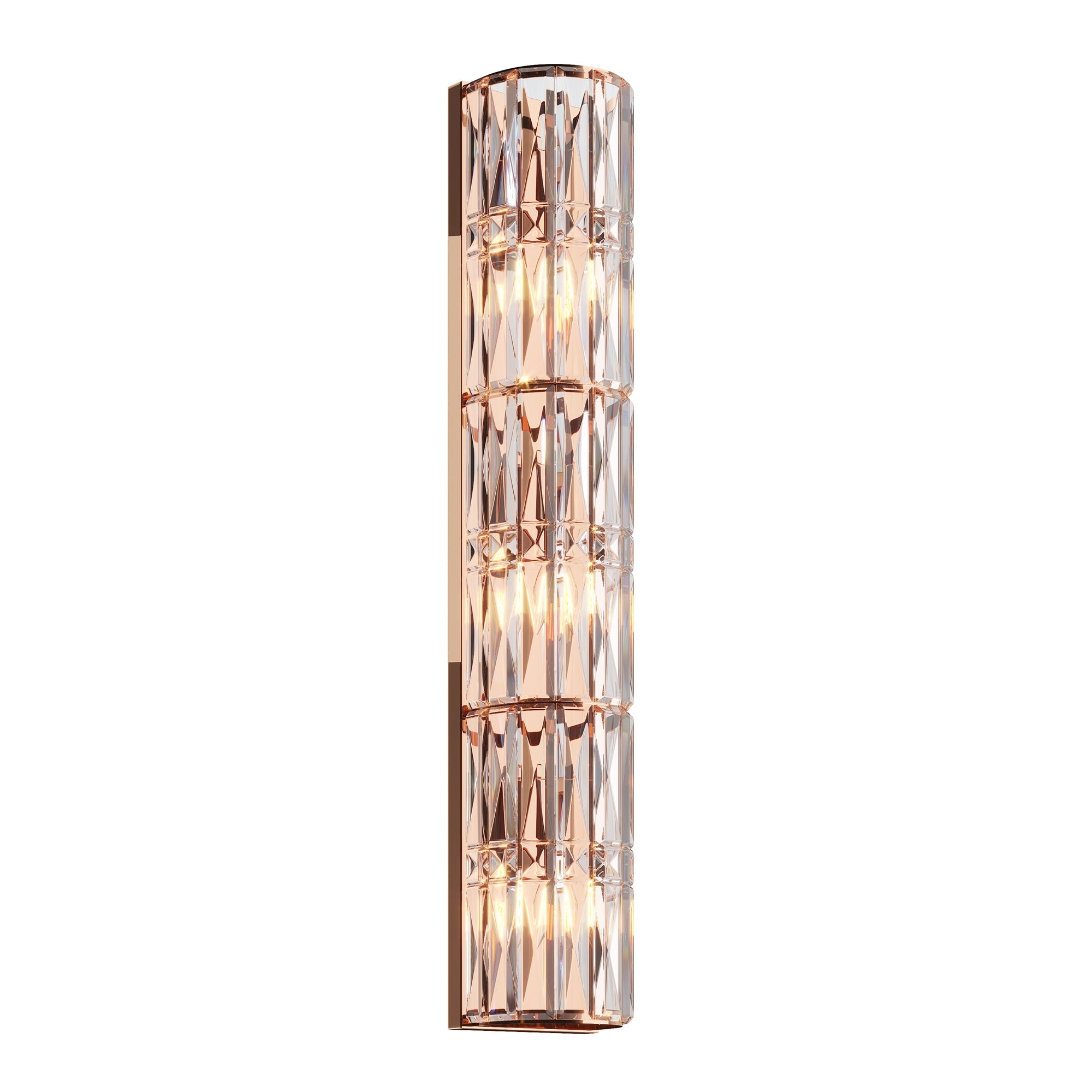 Facet 1lt/3lt Wall Light - Chrome/Gold