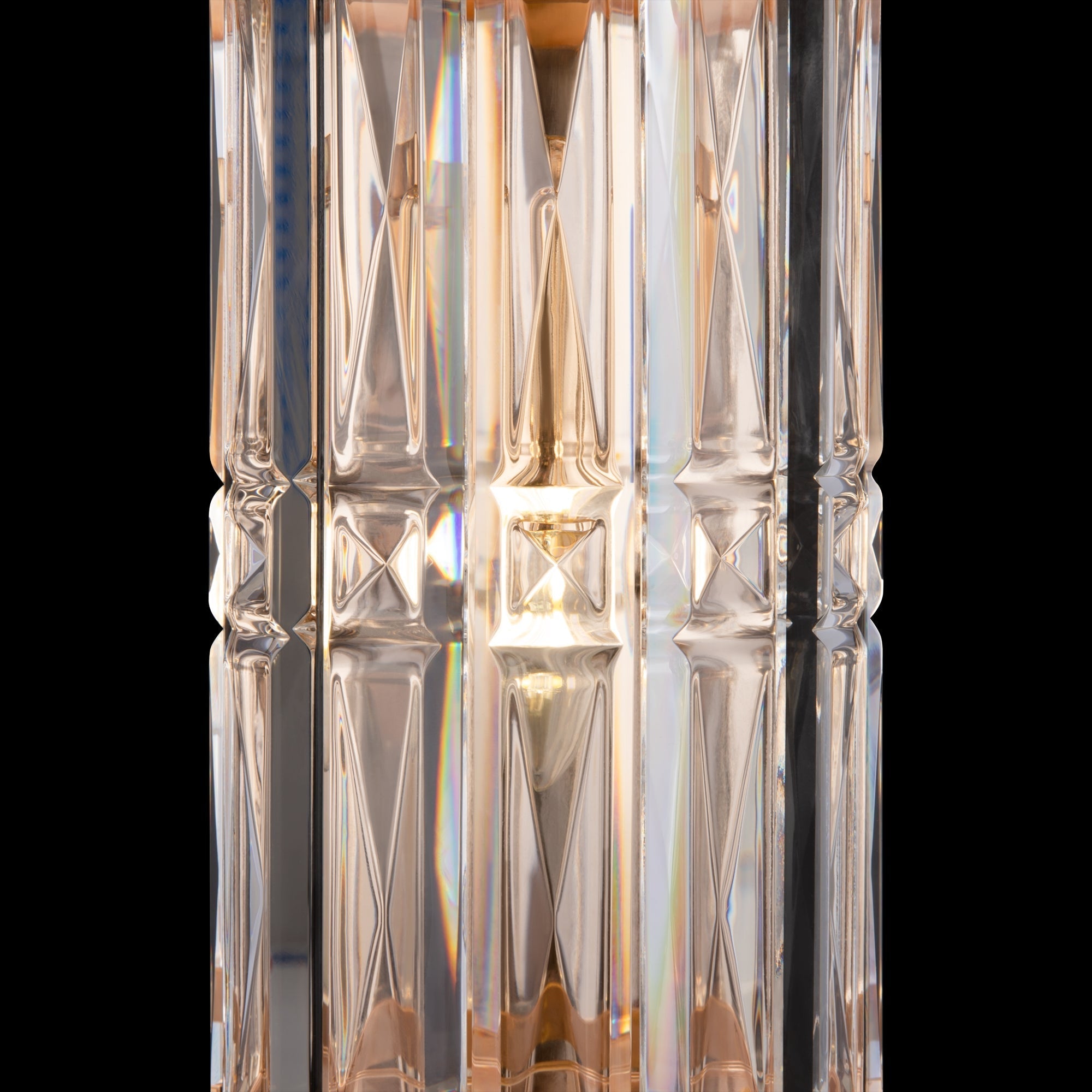 Facet 1lt/3lt Wall Light - Chrome/Gold