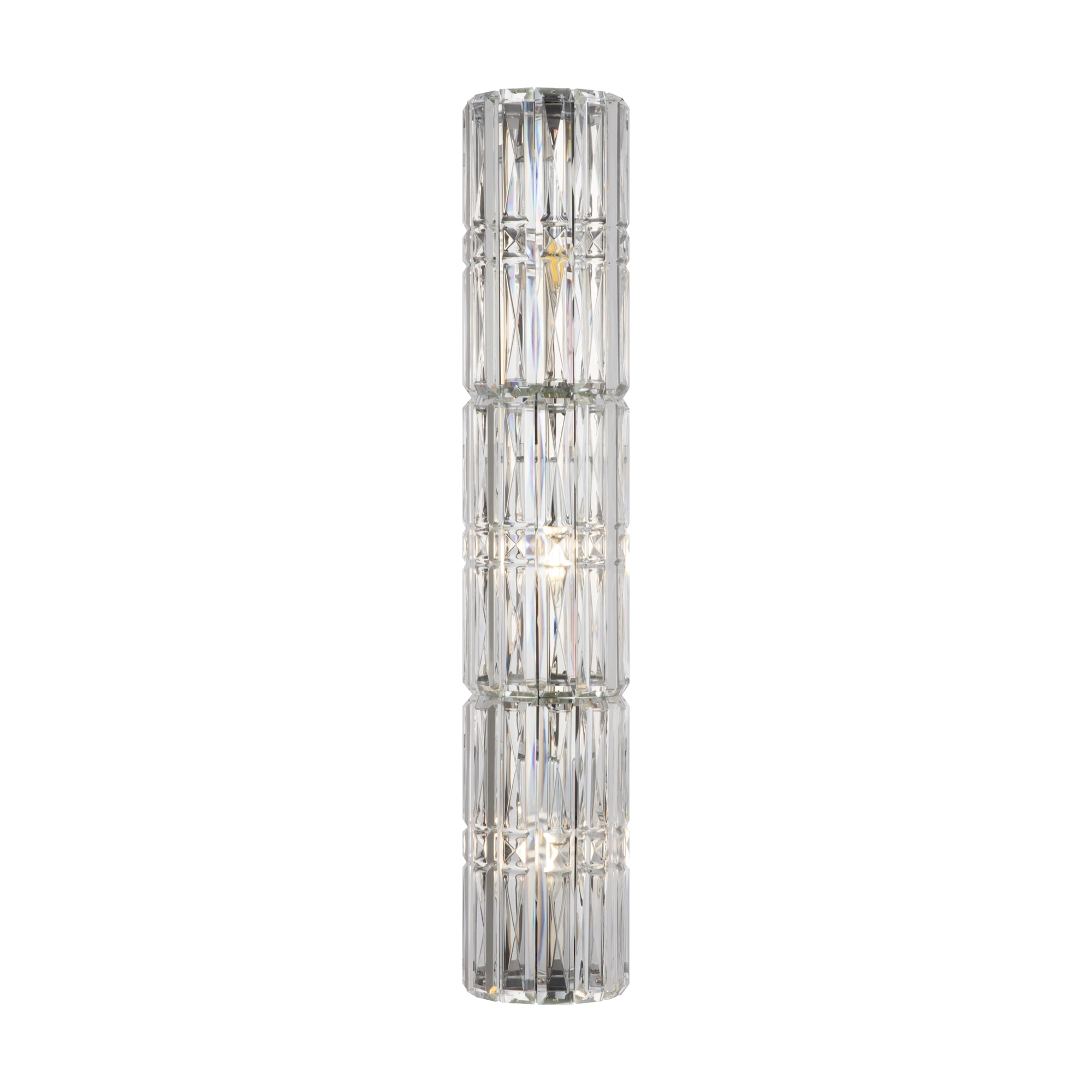 Facet 1lt/3lt Wall Light - Chrome/Gold