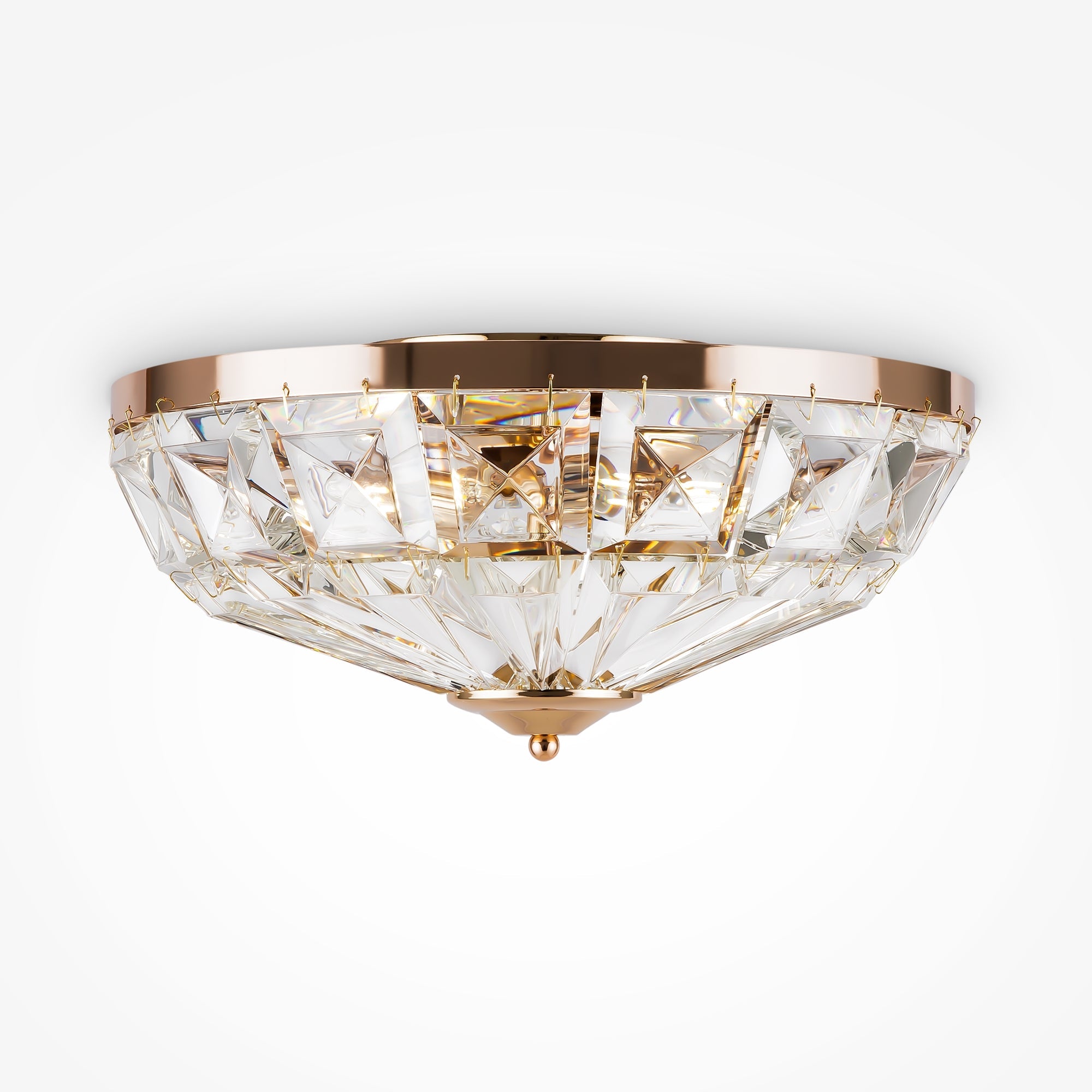 Facet Flush Ceiling Light