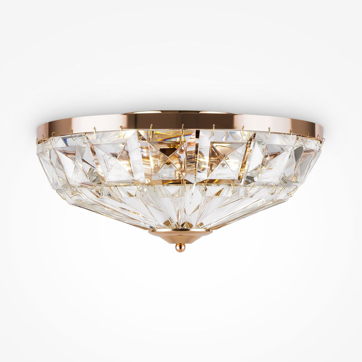 Facet Flush Ceiling Light