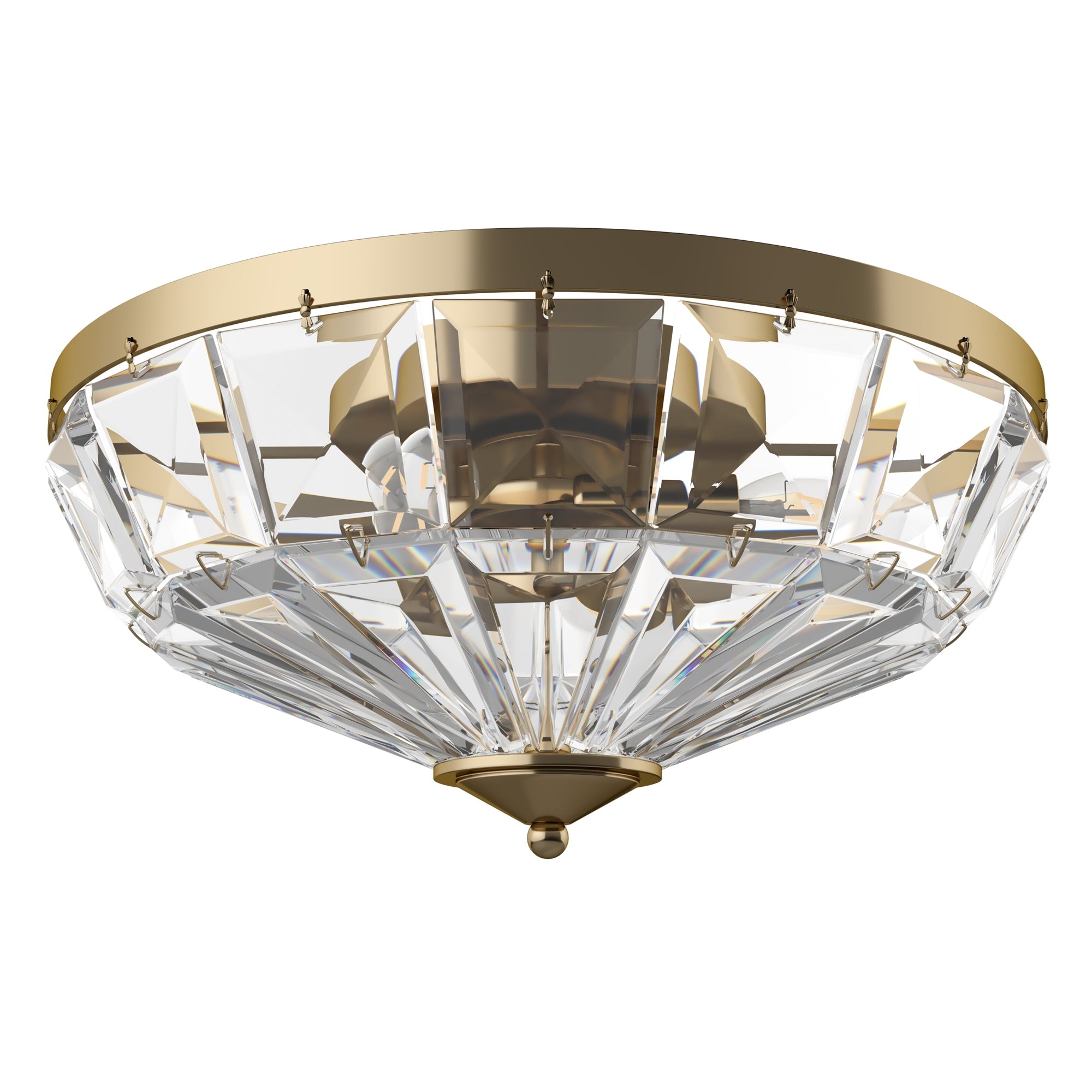 Facet Flush Ceiling Light