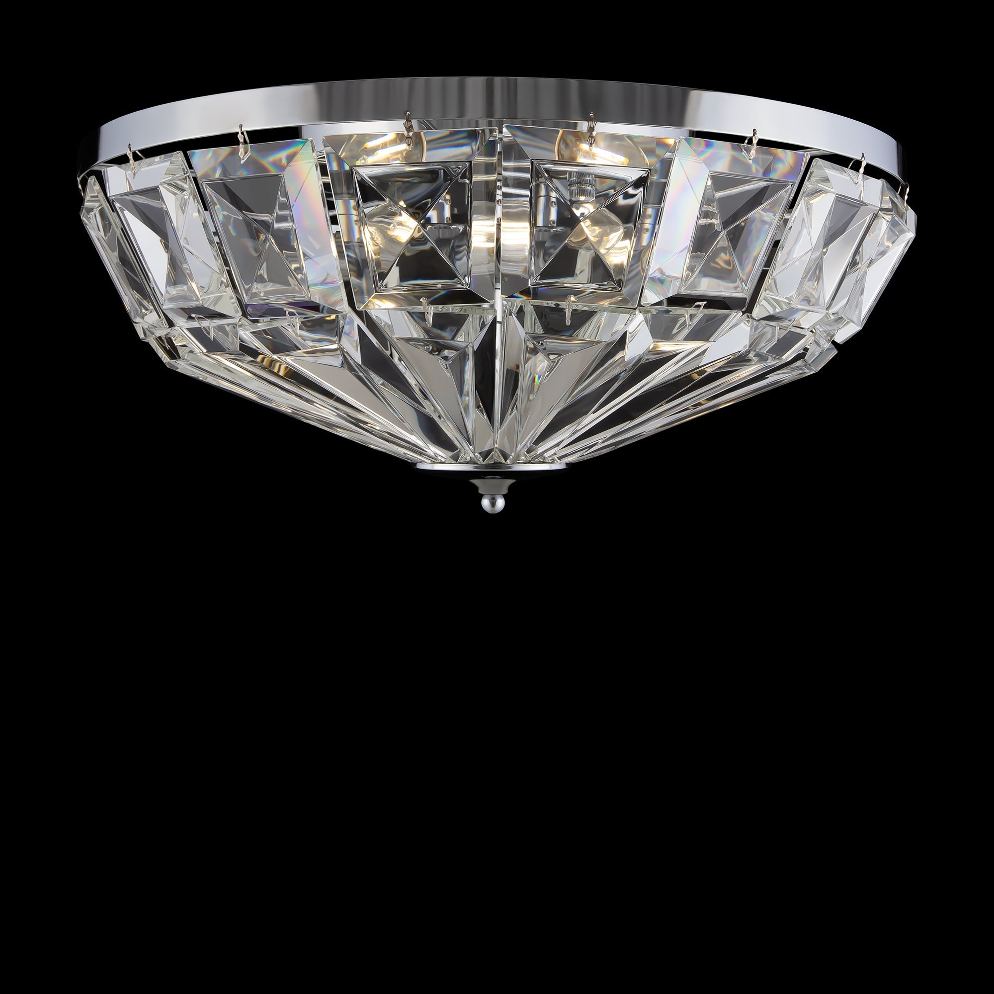 Facet Flush Ceiling Light