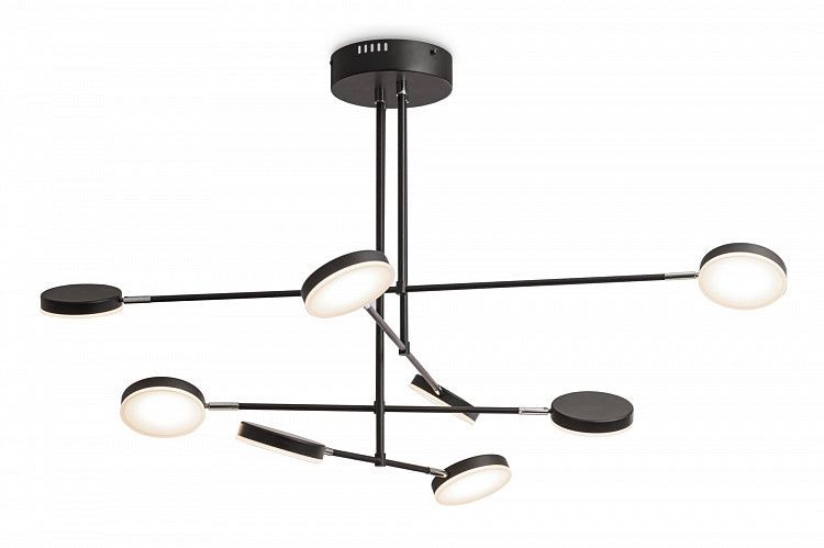 MAYTONI | 8 Lt Pendant Lamp Fad | Matt Black - Cusack Lighting