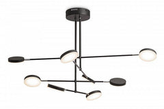 MAYTONI | 8 Lt Pendant Lamp Fad | Matt Black - Cusack Lighting