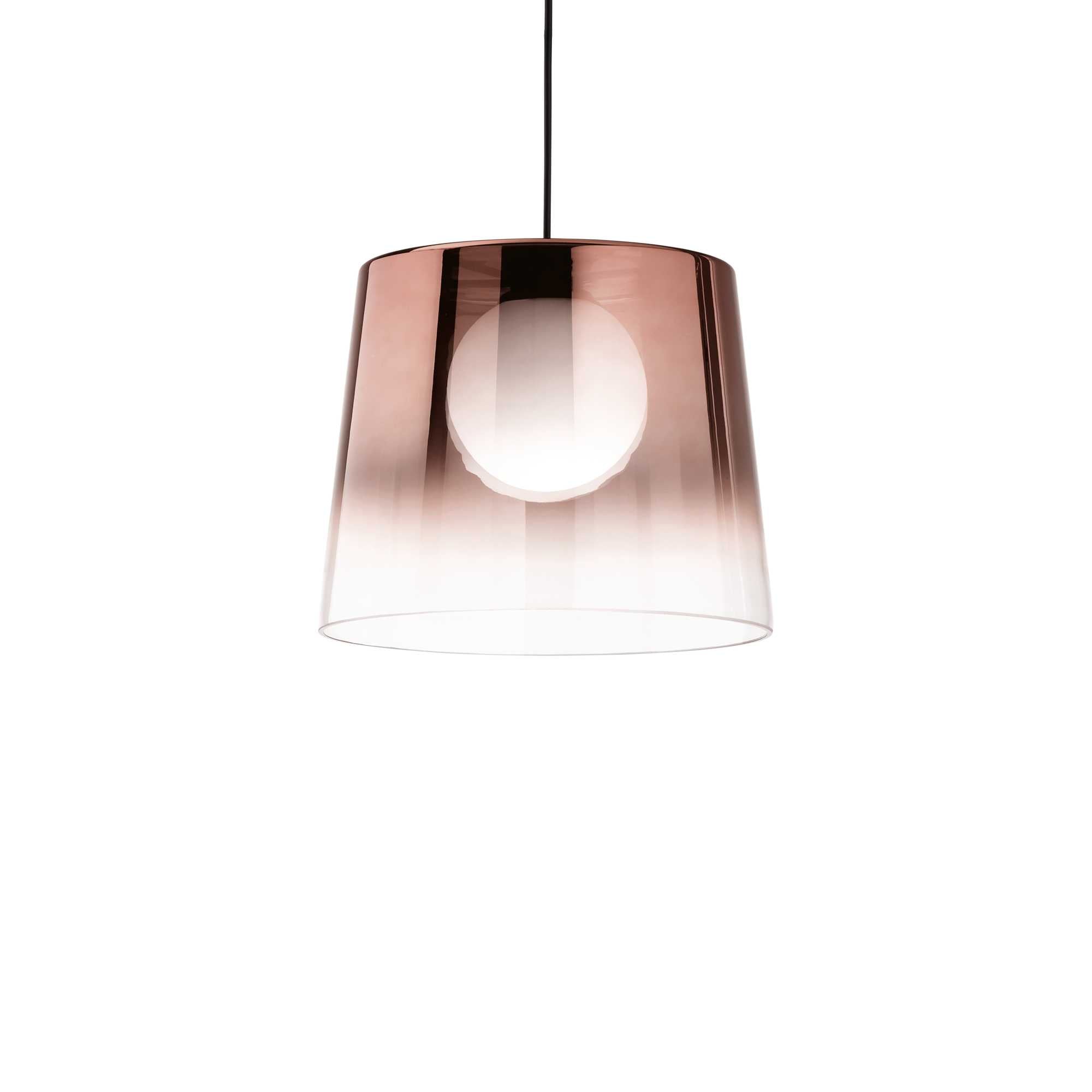 Fade Pendant - Amber/Chrome/Copper Finish - Cusack Lighting