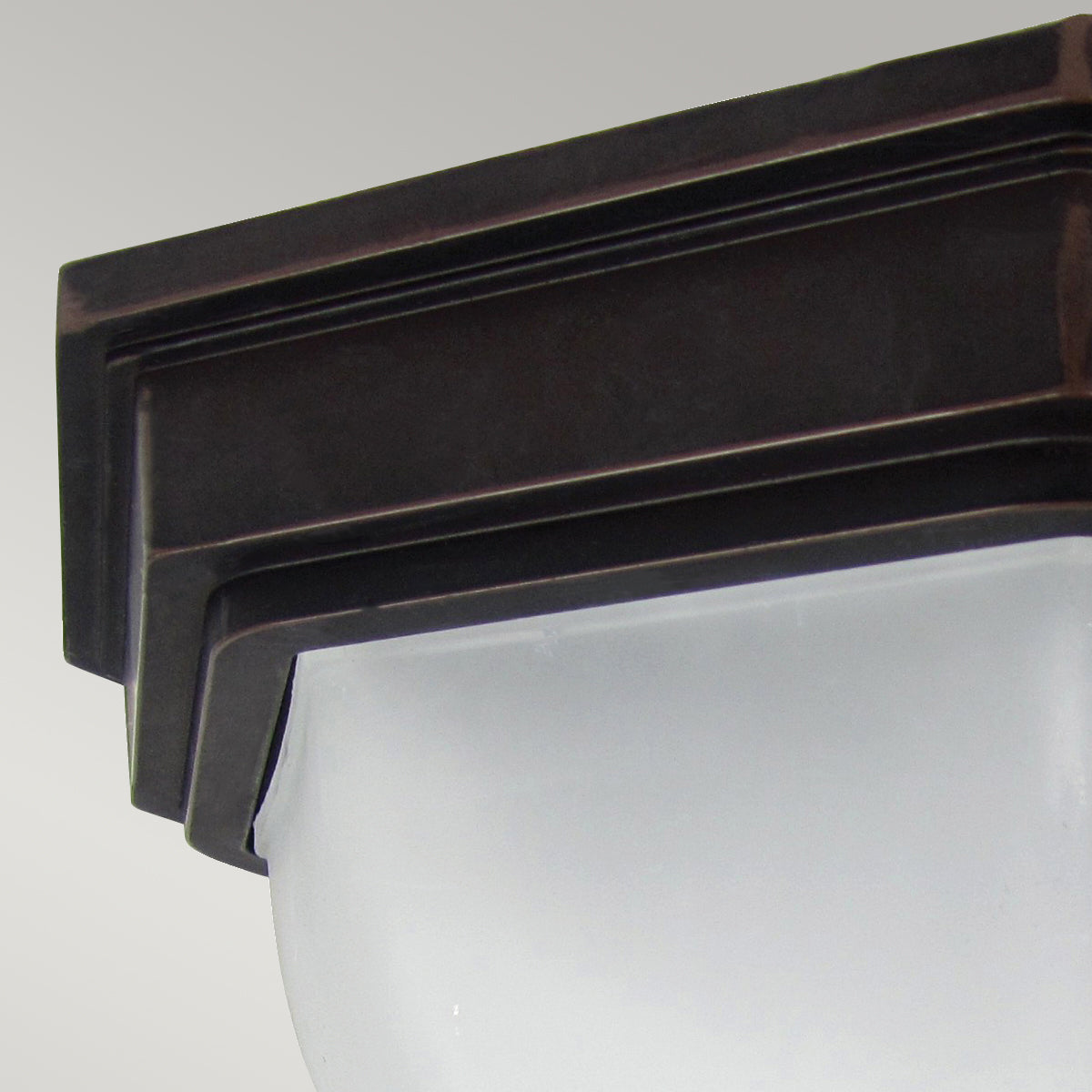 Fairford Flush Lantern – Old Bronze Finish