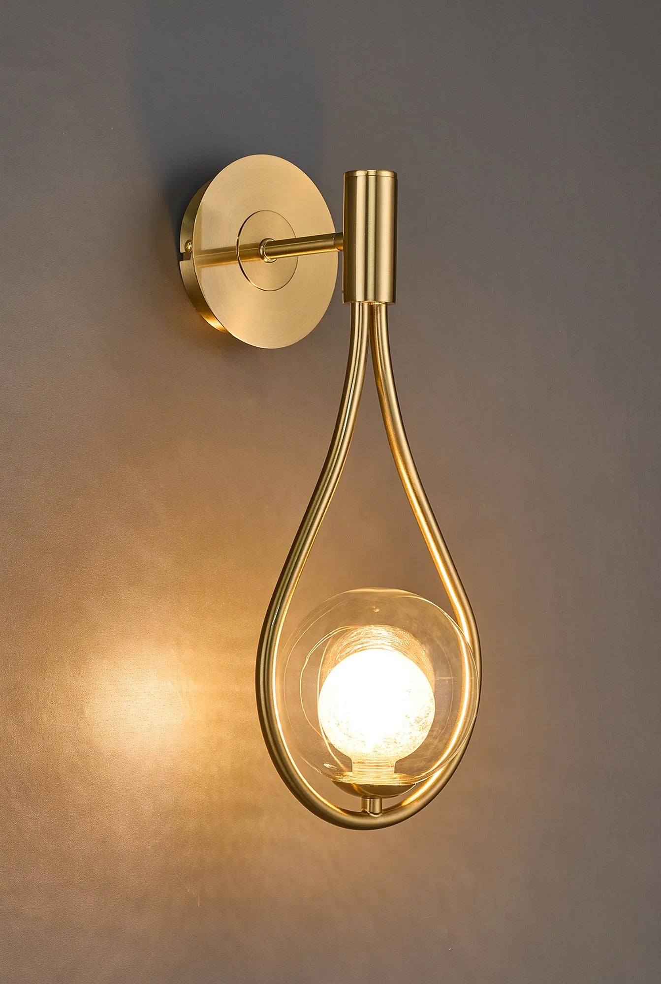 Miller Teardrop Switched Wall Lamp- Various Finishes
