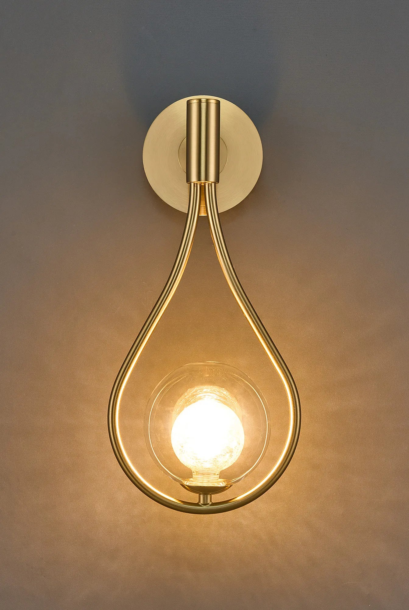 Miller Teardrop Switched Wall Lamp- Various Finishes
