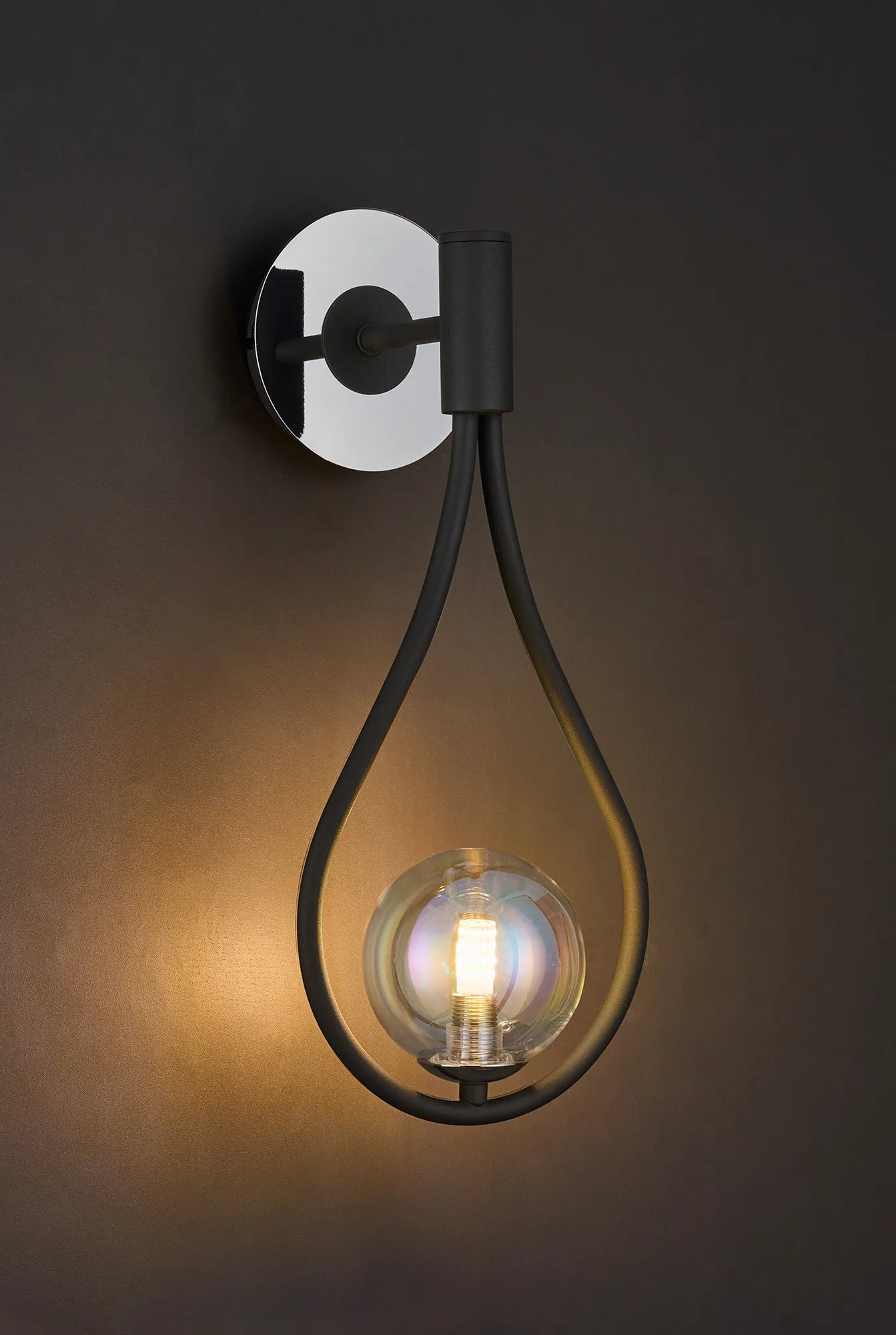 Miller Teardrop Switched Wall Lamp- Various Finishes