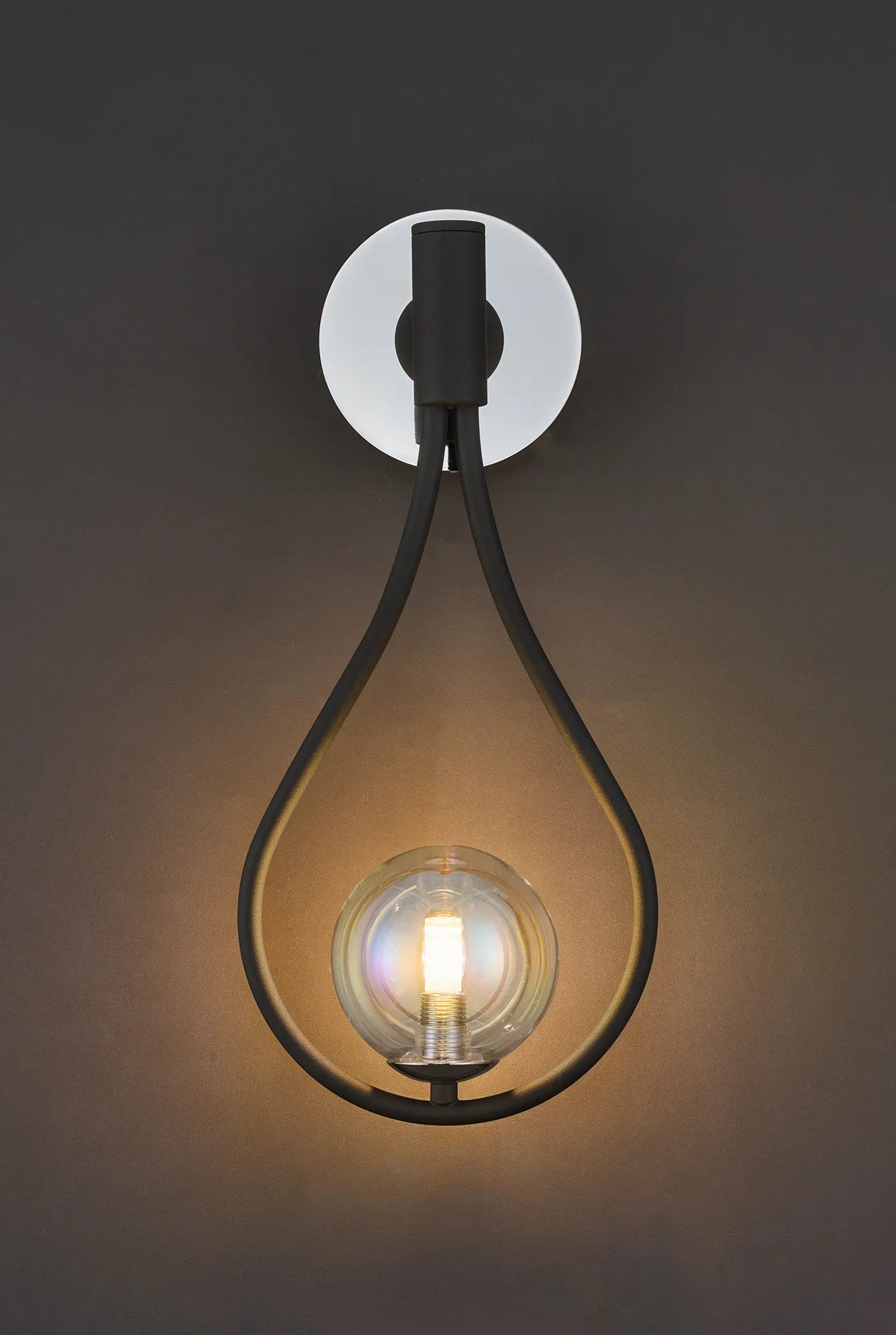 Miller Teardrop Switched Wall Lamp- Various Finishes