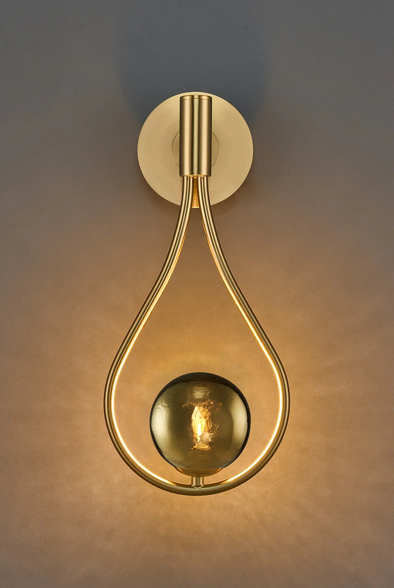 Miller Teardrop Switched Wall Lamp- Various Finishes