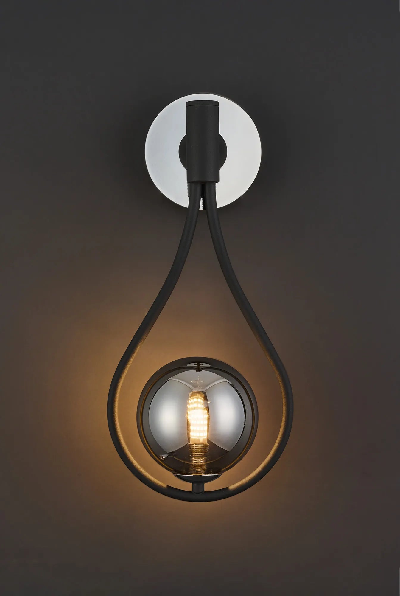 Miller Teardrop Switched Wall Lamp- Various Finishes