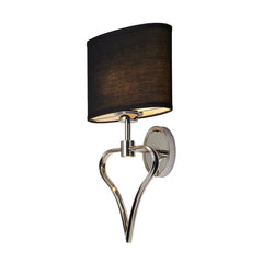 Falmouth 2 Light Wall Light – French Gold/Polished Chrome - Cusack Lighting