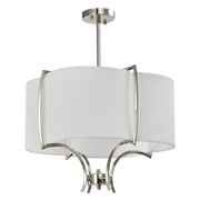 Faro Semi Flush  Nickel Finish 4lt