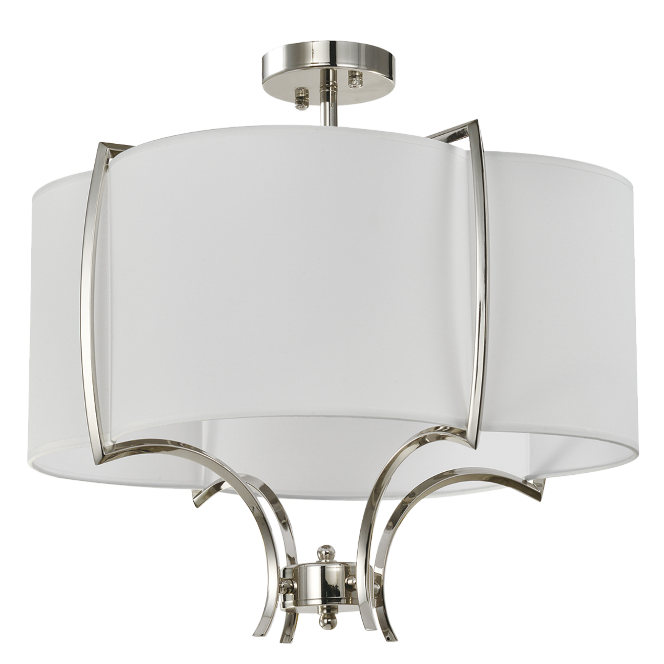 Faro Semi Flush  Nickel Finish 4lt