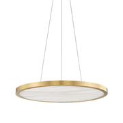 Eastport 24"  LED Pendant - Aged Brass