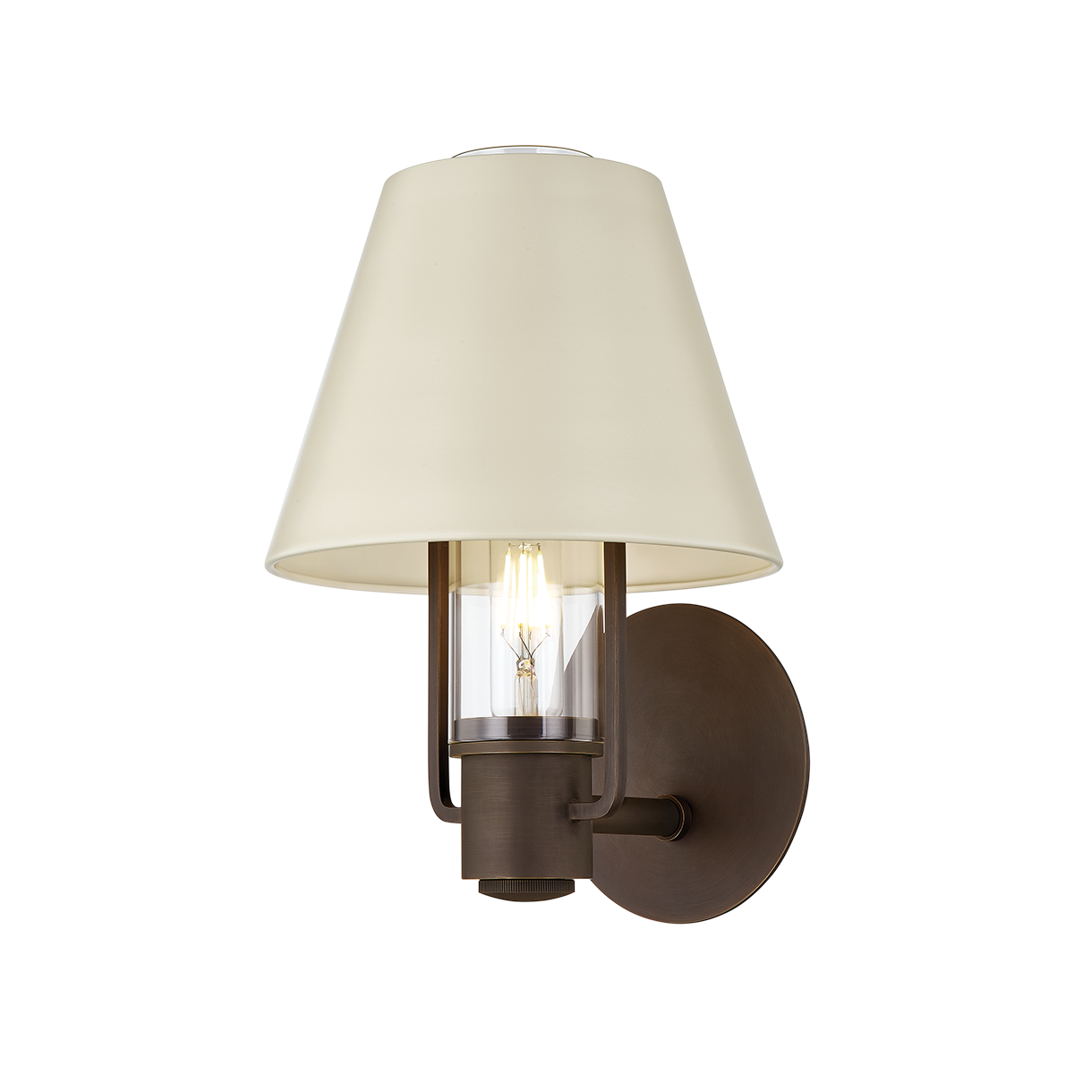 Kindle 1Lt Wall Sconce - Bronze/Brass